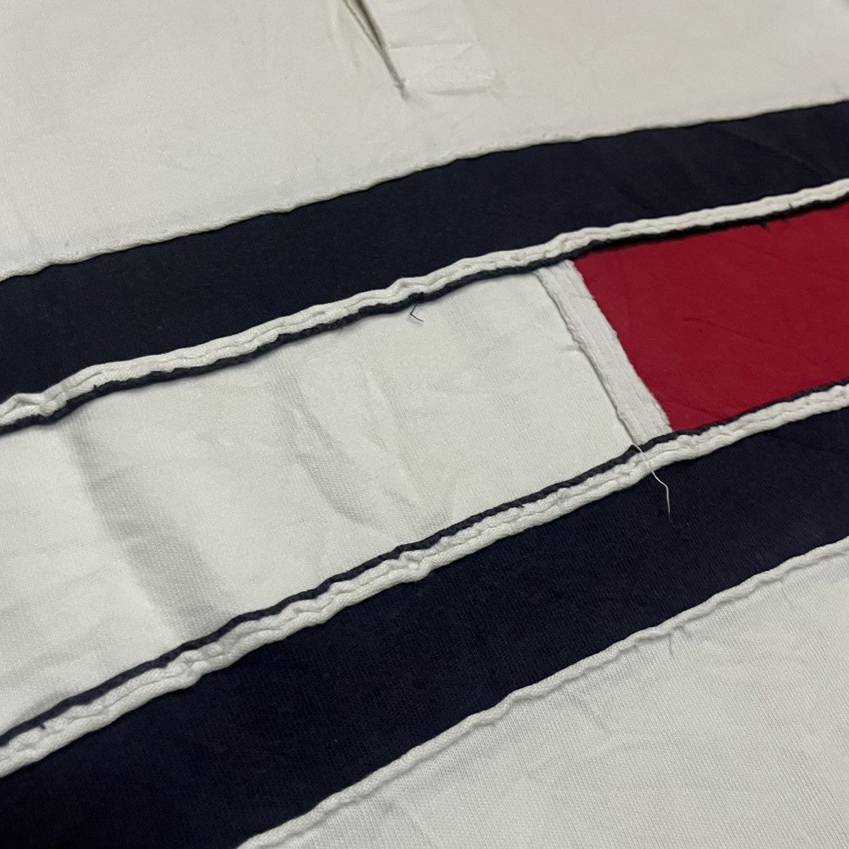 Tommy Hilfiger Vintage 90s Tommy Hilfiger Long Sleeve Rugby Shirt Size XXL Size US XXL / EU 58 / 5 - 5 Thumbnail