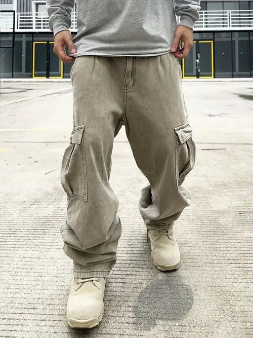 Japanese Brand Cargo Loose Fit Pants Gorpcore Size US 32 / EU 48 - 4 Thumbnail