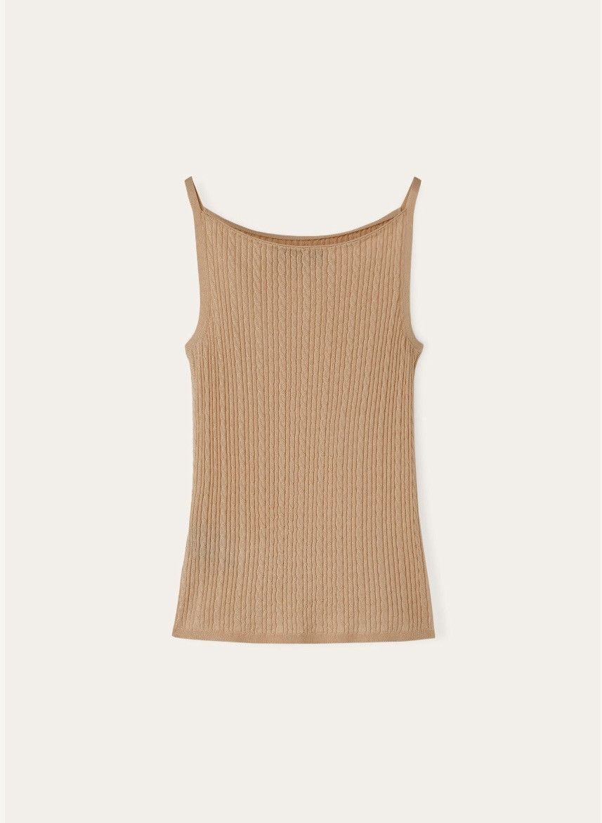 Loro Piana o1srvl11e1125 FAO2880 Rimella Tank Top in Brown Size XS / US 0-2 / IT 36-38 - 1 Thumbnail