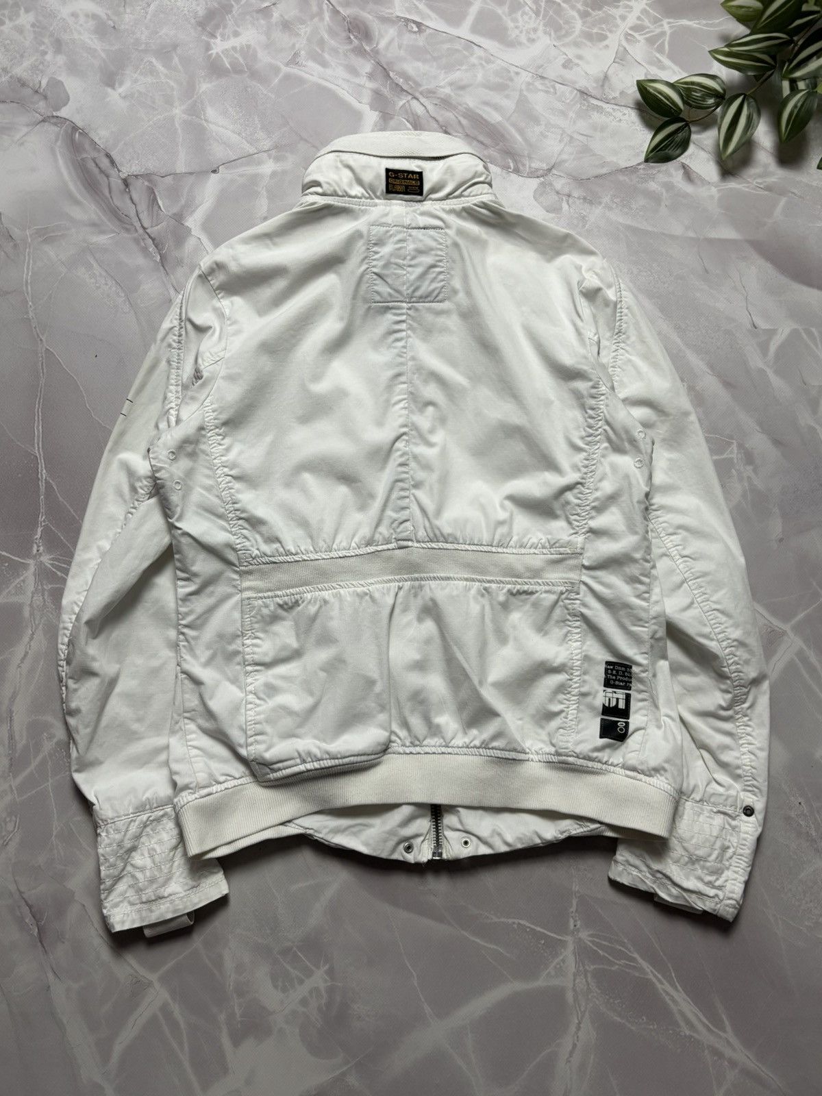 G-Star G-Star RAW Y2K 2000s Utility Military Jacket White Womens M Size M / US 6-8 / IT 42-44 - 13 Thumbnail