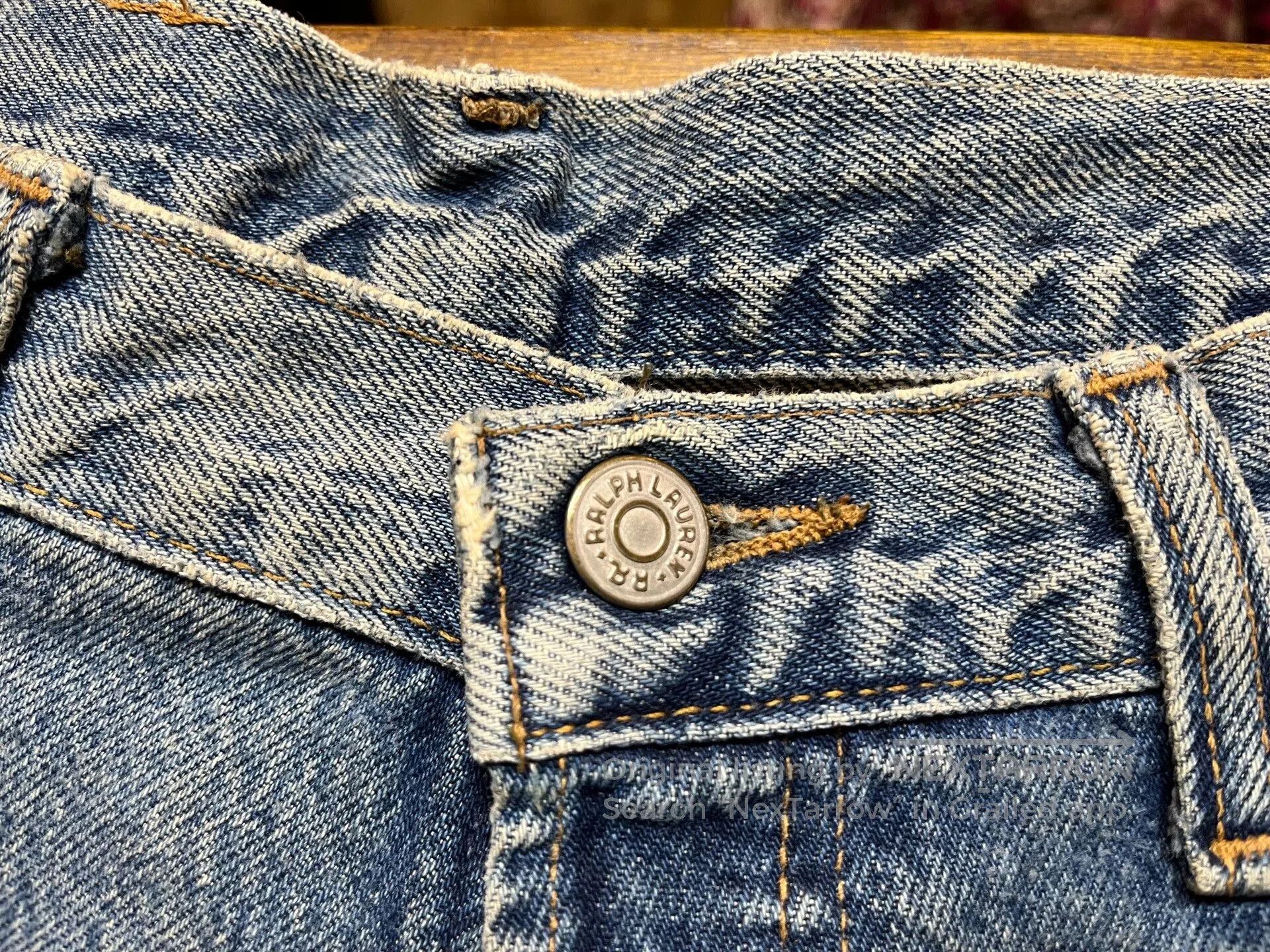 RRL Ralph Lauren RRL Distressed Denim Jeans by Ralph Lauren. Size US 31 - 7 Thumbnail