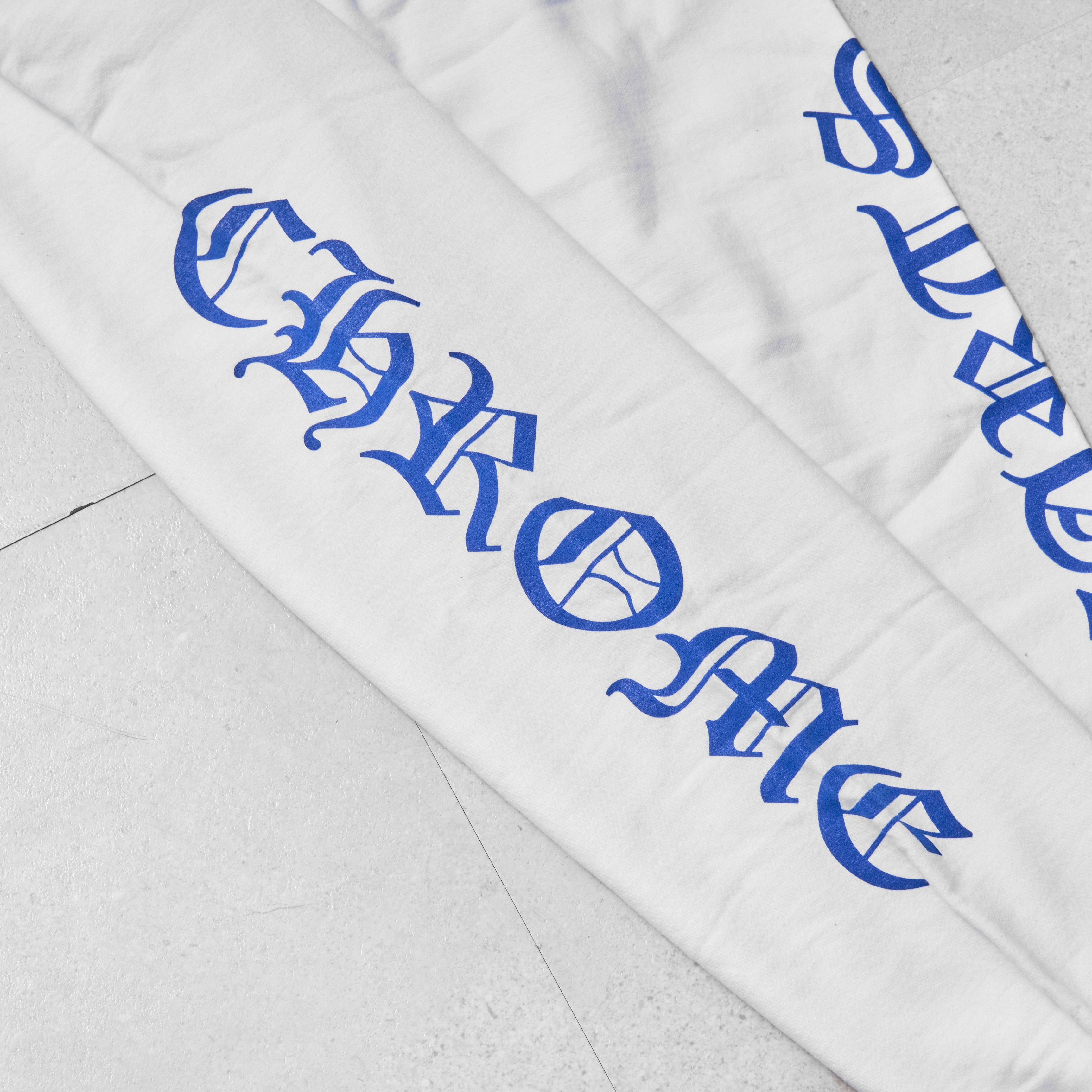 Chrome Hearts CHROME HEARTS Horseshoe Blue Print Sweatpants WHITE Size US M / EU 48-50 / 2 - 6 Thumbnail