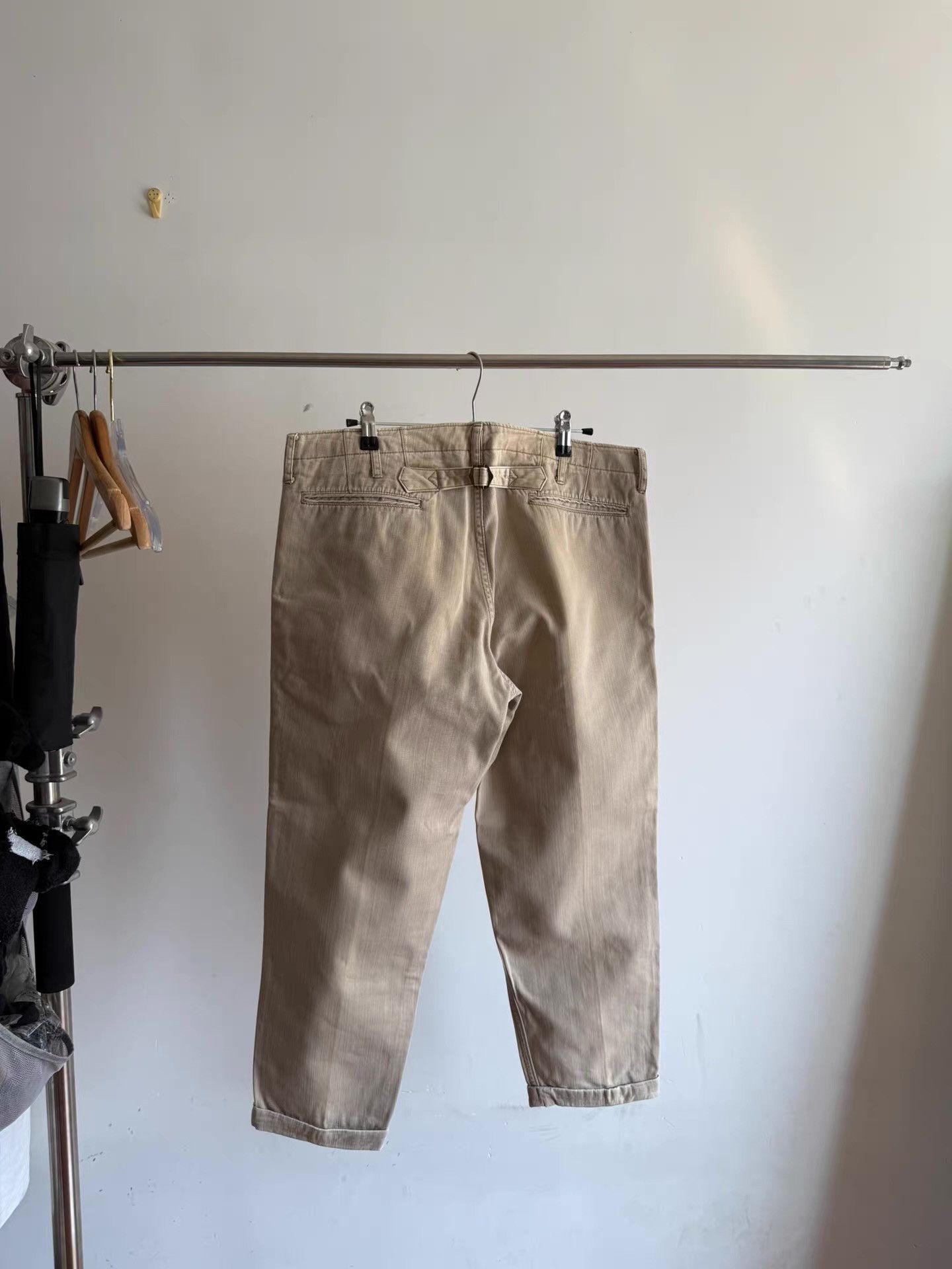 Visvim VISVIM 18SS Highc Water Chion Khaki Cropped Trousers Q17 Size US 36 / EU 52 - 2 Thumbnail