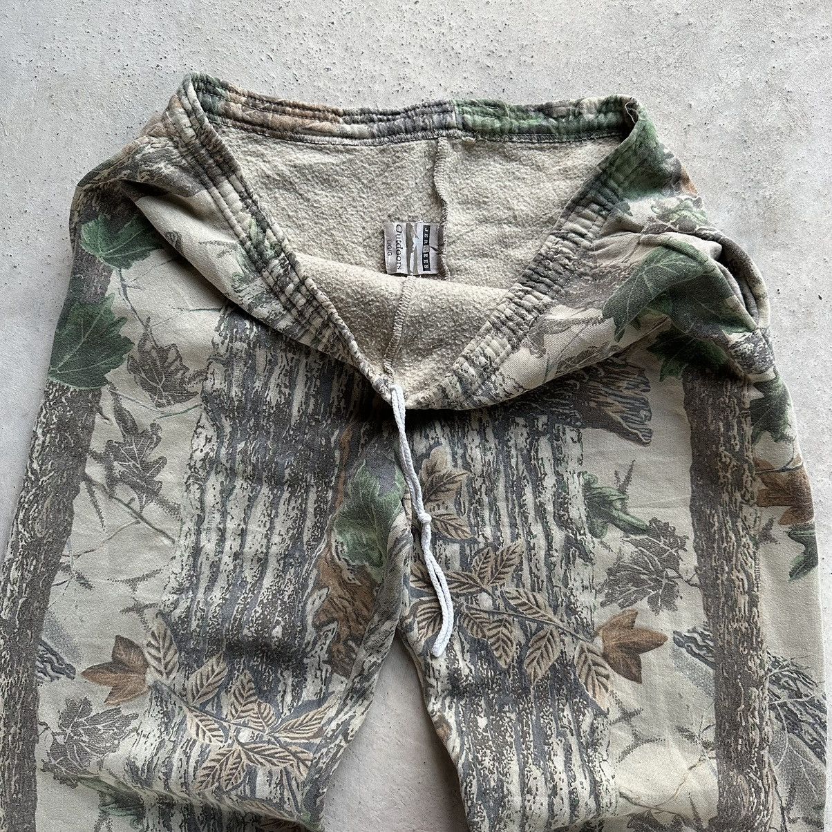 Realtree (Freesize) Crazy Vintage Y2K Faded Camo Baggy Sweatpants Size US 40 / EU 56 - 3 Thumbnail