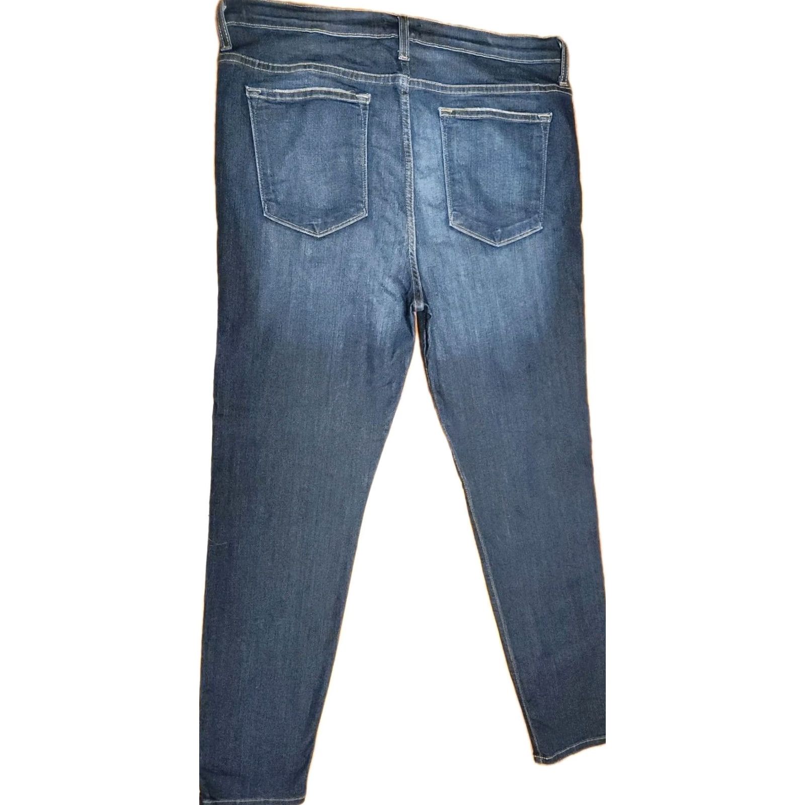 Vintage JUDY BLUE Jeans Women's 2XL 36x30 Dark Wash Denim Stretch High Rise 5-Pocket City Bohemian Vintage: No, 83103, Plus Size, Blue, Bagged Size 40" / US 18 - 2 Thumbnail