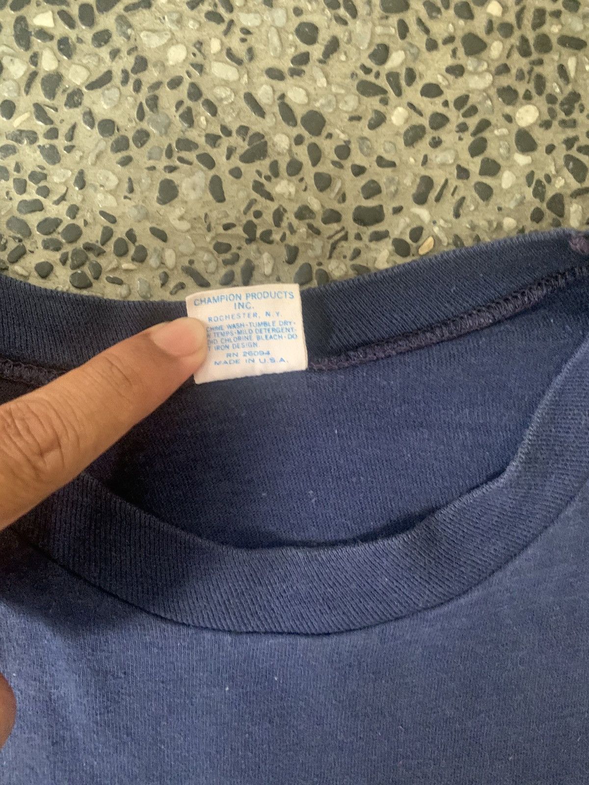 Champion Vintage 70s Champion Blue Bar Bucknell University T shirt Size US XL / EU 56 / 4 - 8 Thumbnail