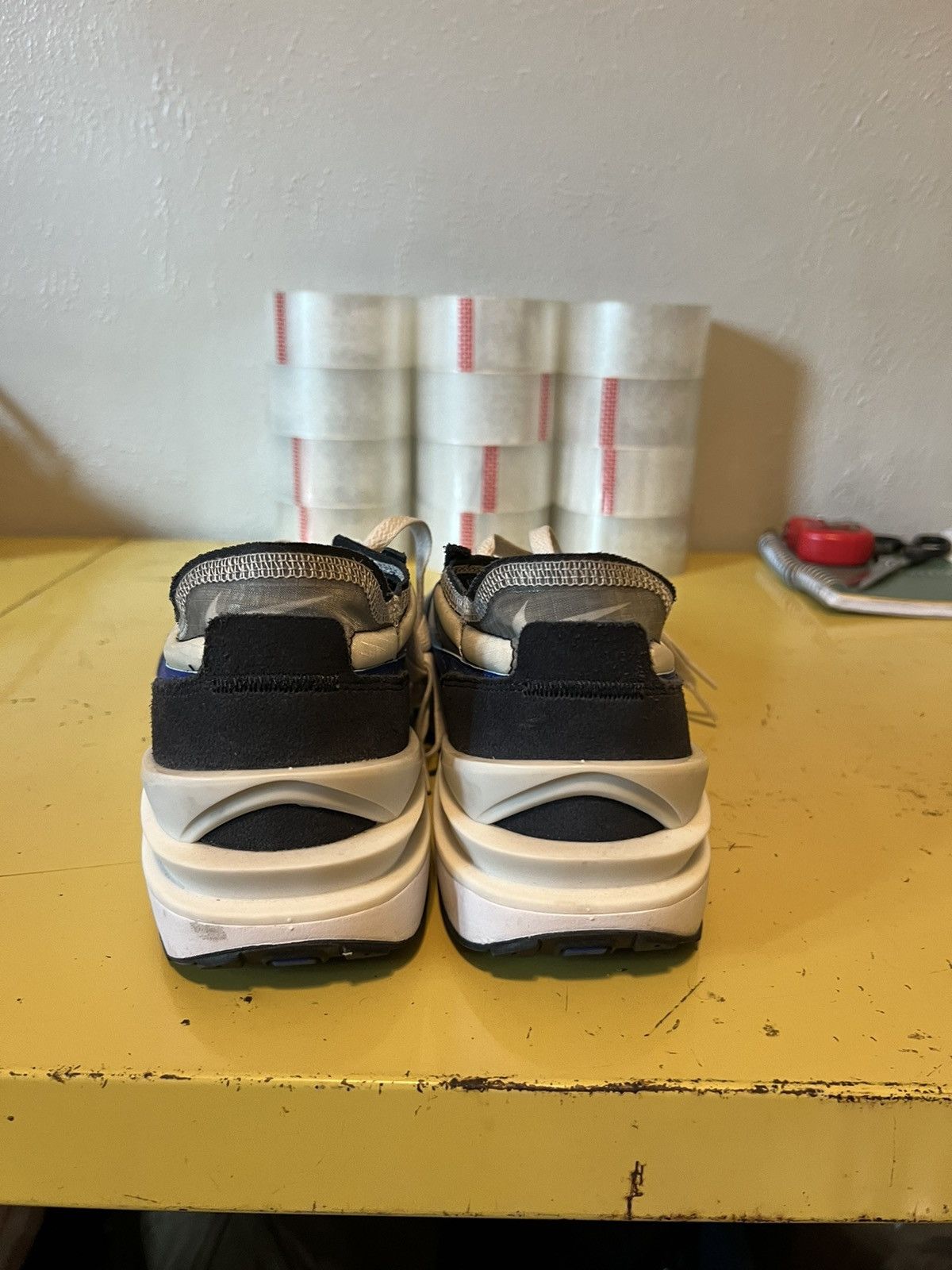 Nike Nike Waffle One GS 'Phantom Hyper Royal 2022 Sz 11.5 Size US 11.5 / EU 44-45 - 4 Thumbnail