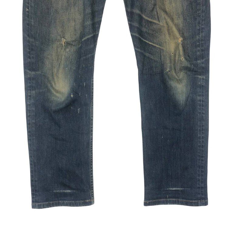 Armani × Jean × Vintage Vintage Armani Distressed Denim Jeans Size US 33 - 3 Thumbnail