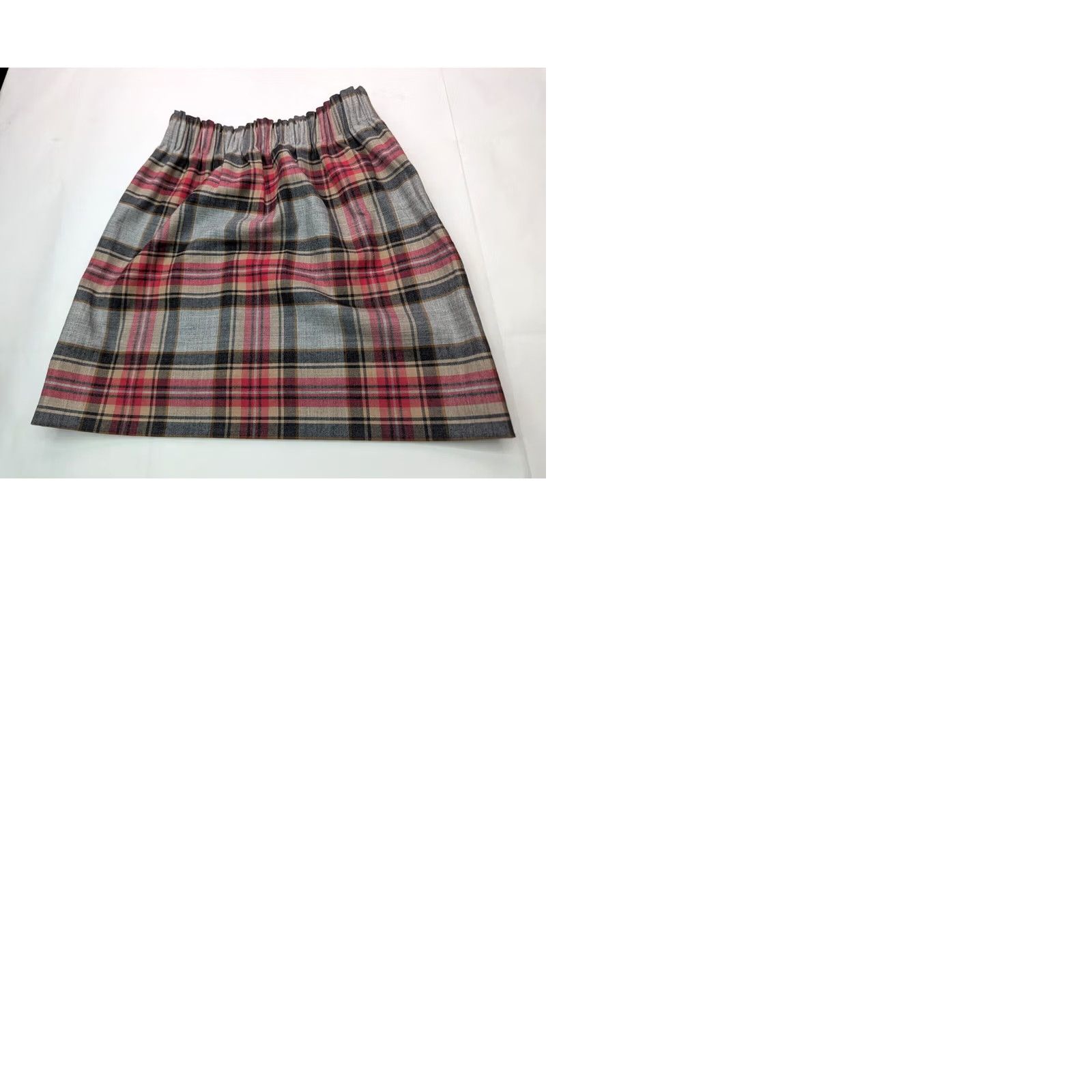 J.Crew J.CREW Plaid Sidewalk Skirt Woman 0 Wool Blend A-Line Short 24" Waist Red Plaid 06308 Women’s Skirt Vintage No Size 25" / US 0 / IT 36 - 9 Thumbnail