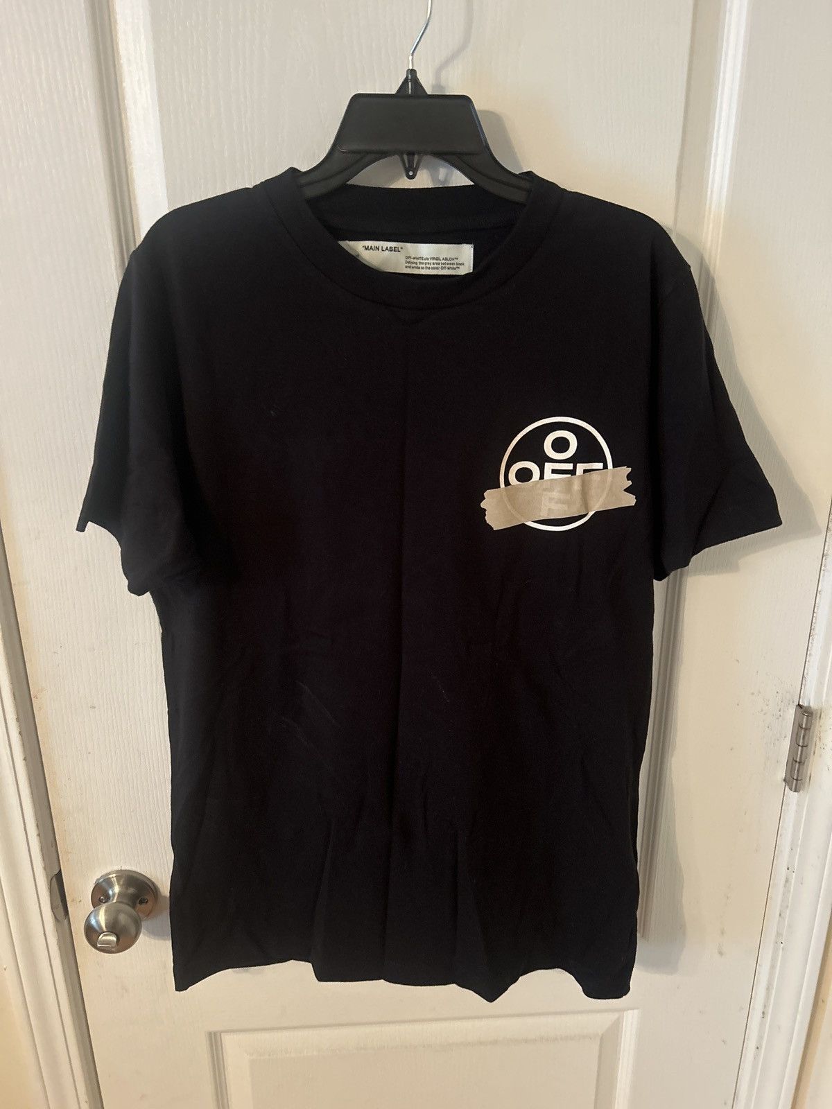 Off-White Off White Slim Fit Tape Arrows T Shirt Size US M / EU 48-50 / 2 - 1 Thumbnail