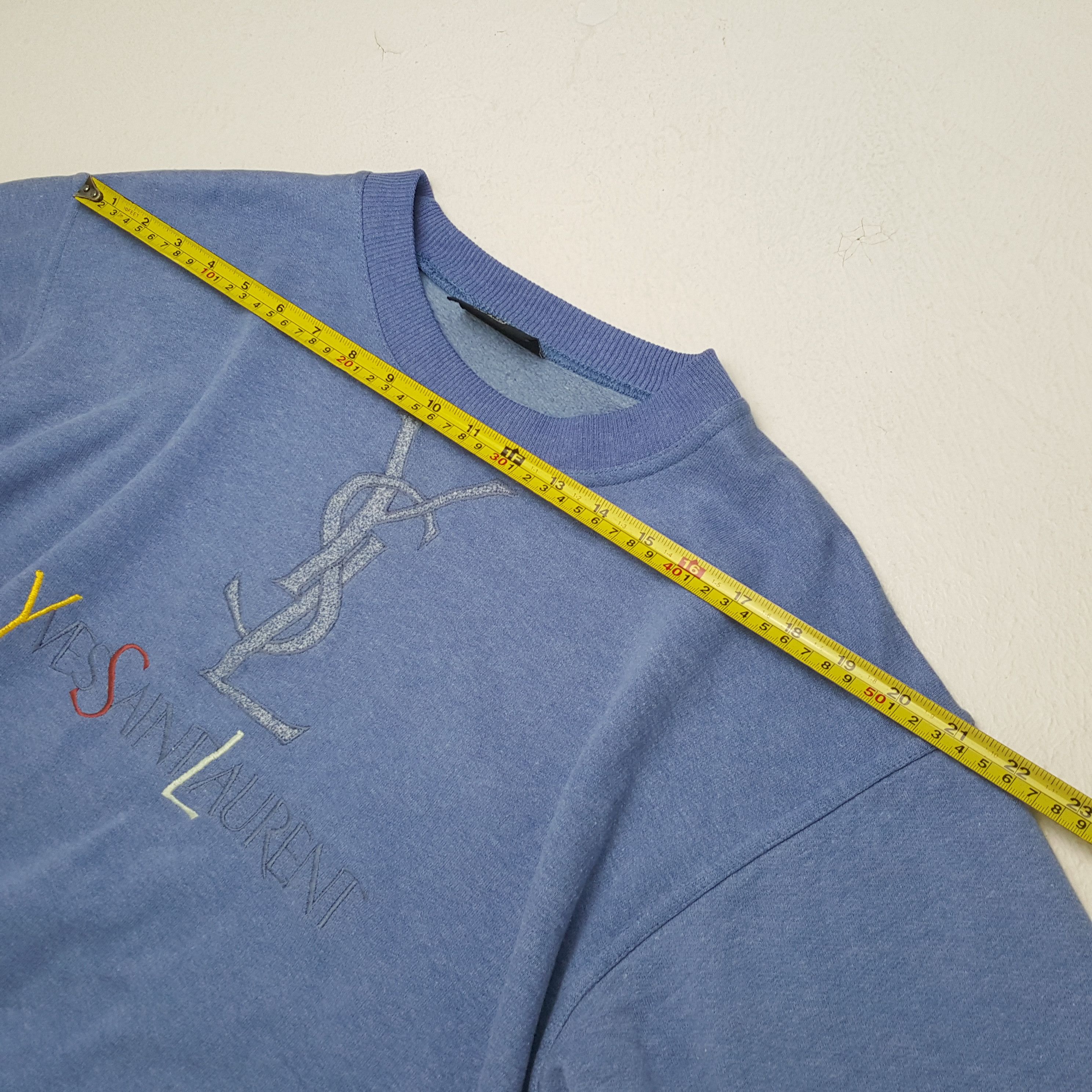 Vintage × Yves Saint Laurent Vintage YVES SAINT LAURENT Italian Fashion Brand Sweatshirts Size US L / EU 52-54 / 3 - 4 Thumbnail