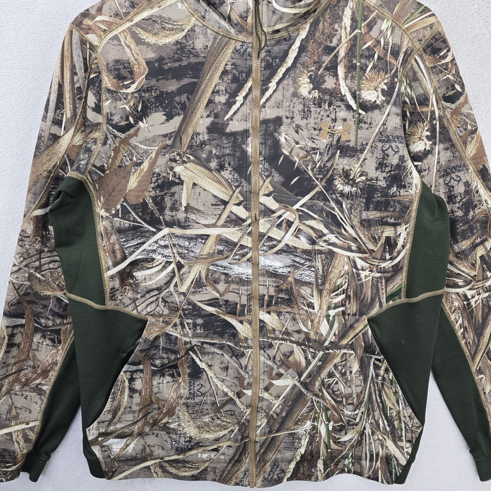 Under Armour Under Armour Camo Realtree Max-5 Zip Up Hoodie Mens Medium Size US M / EU 48-50 / 2 - 3 Thumbnail