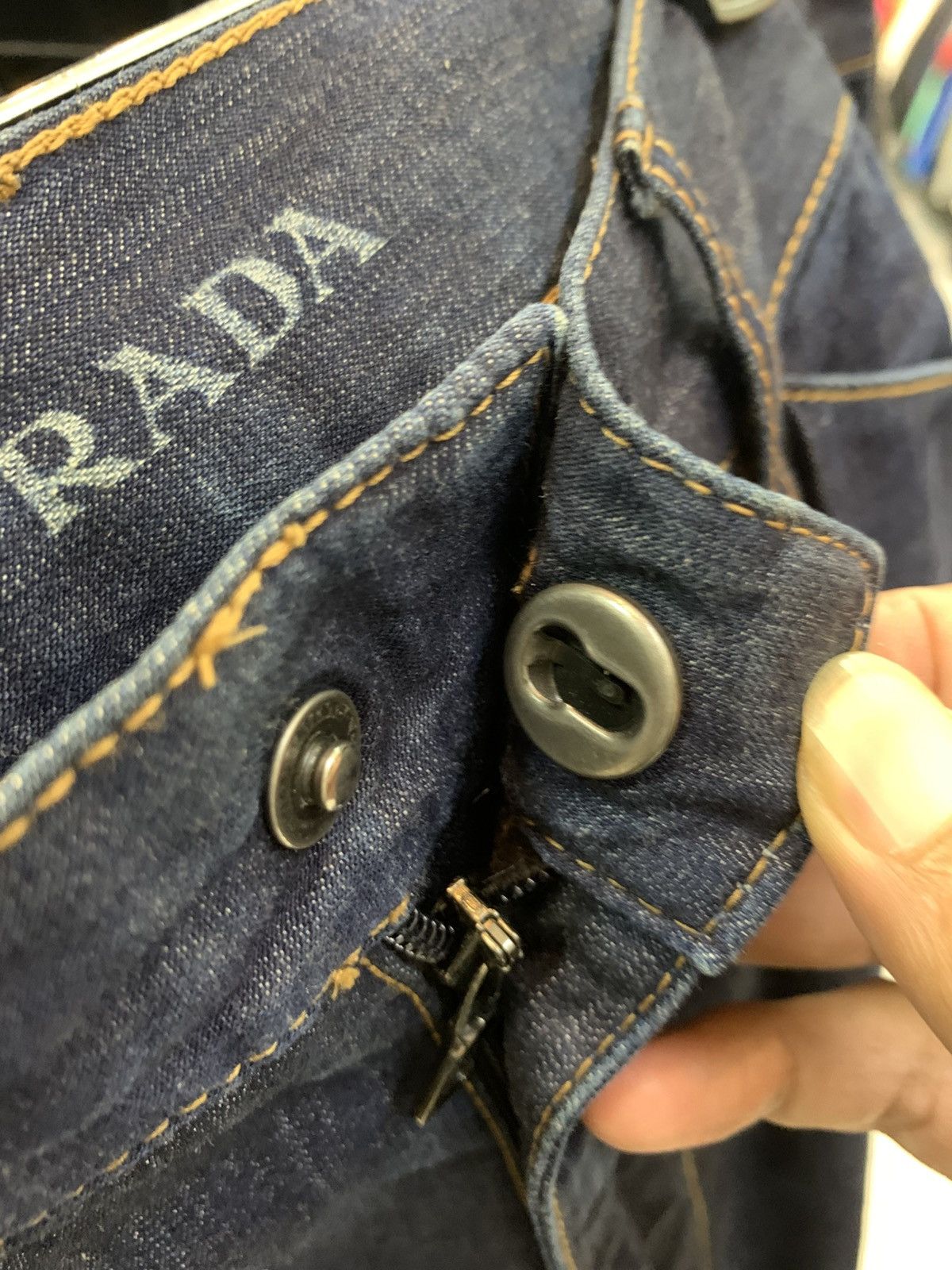 Prada 🐍 SOLD 🐍Prada Classic Denim Pants Size US 30 / EU 46 - 5 Thumbnail