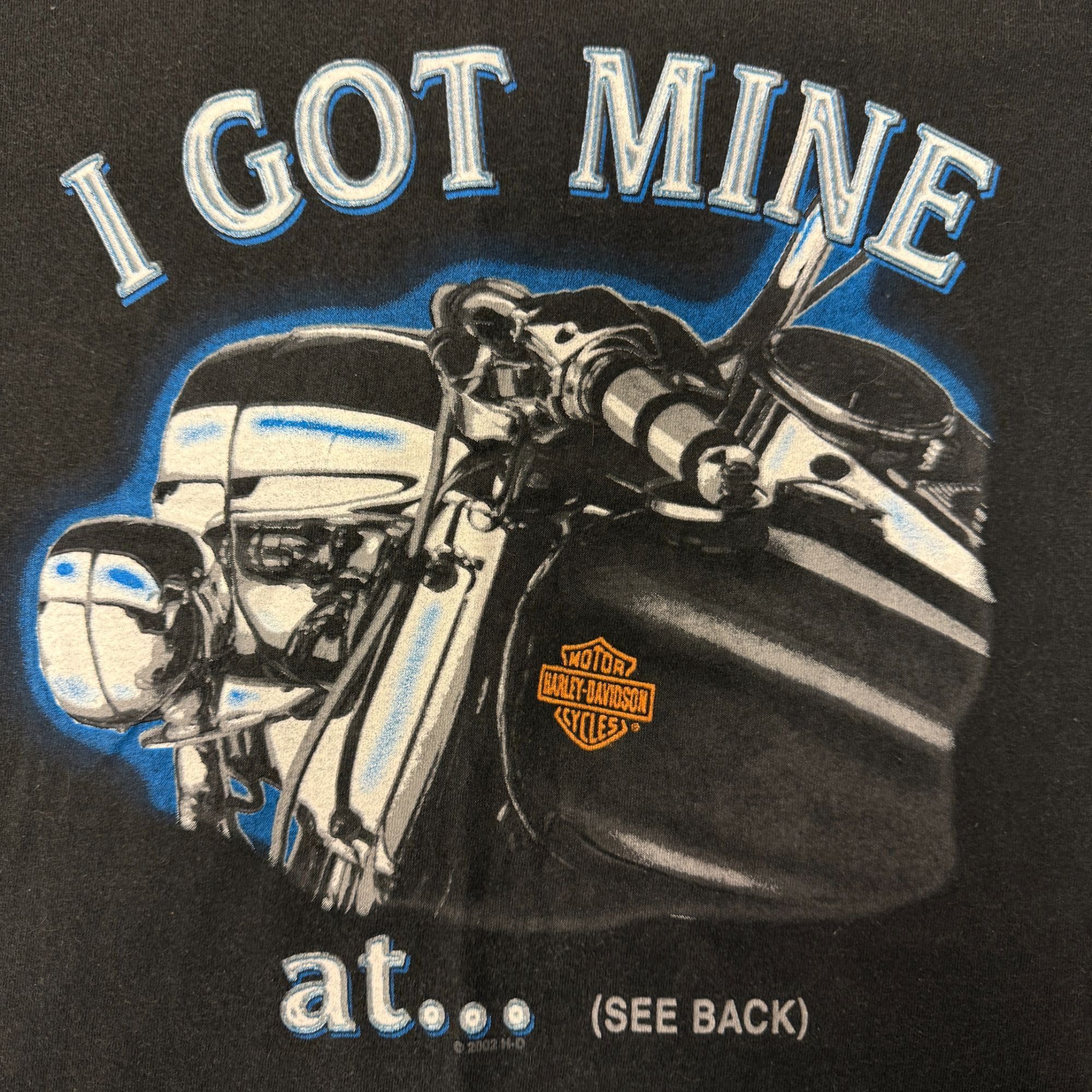 Harley Davidson H-D Motorcycle RGV I Got Mine RIO GRANDE Valley Texas Biker Size US L / EU 52-54 / 3 - 3 Thumbnail