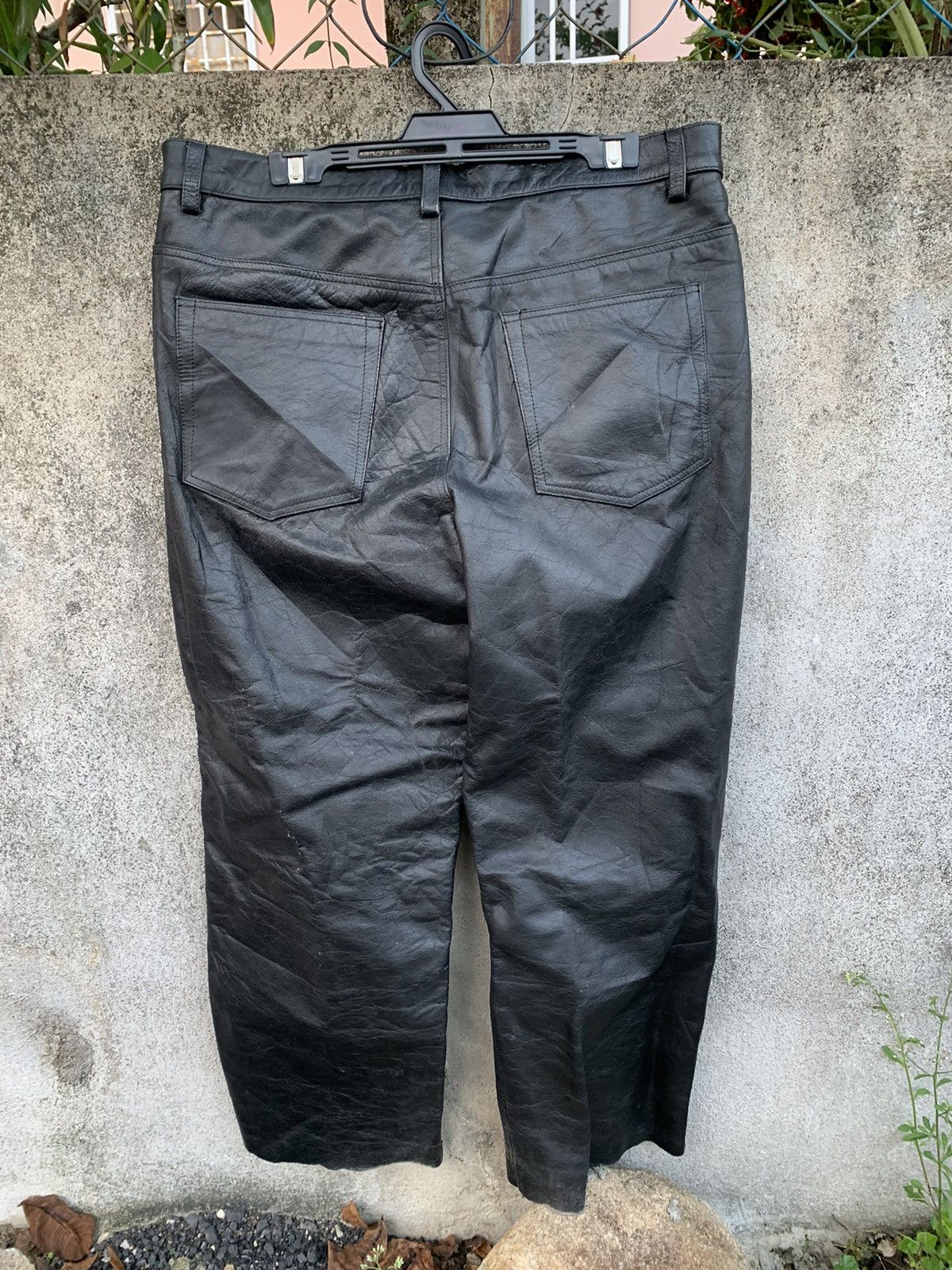 Japanese Brand Vintage Eezan Leather Pants Size US 38 / EU 54 - 4 Thumbnail