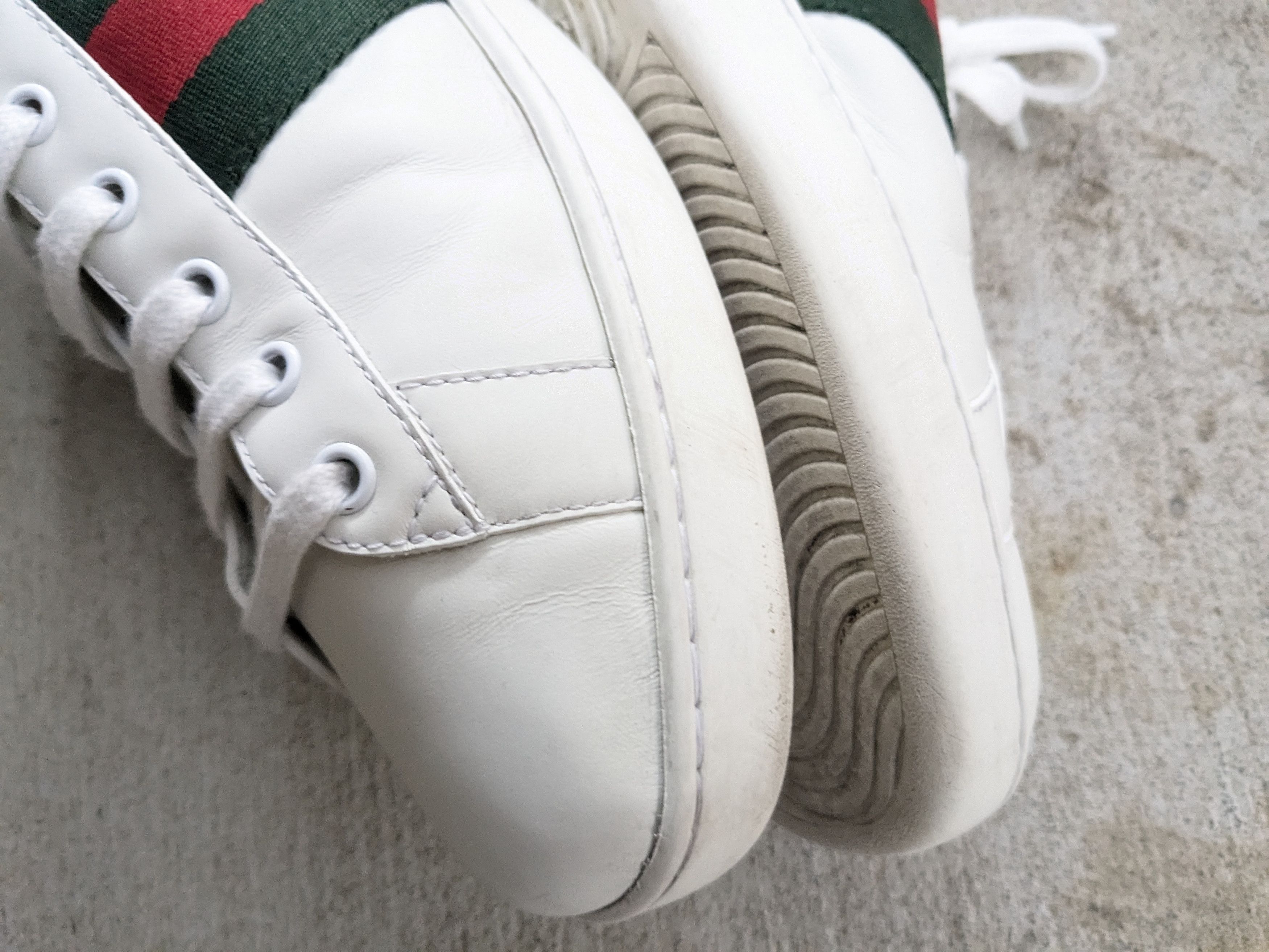 Gucci Gucci Ace Cherry Sneakers 13.5 Leather Low Tops Size US 13 / EU 46 - 12 Thumbnail