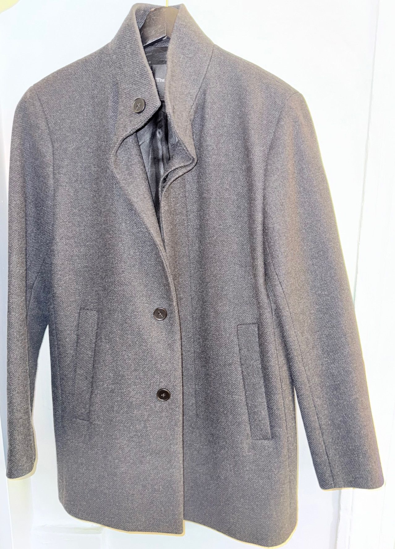 Theory Theory Wool Melton Coat in Charcoal Size US S / EU 44-46 / 1 - 2 Thumbnail
