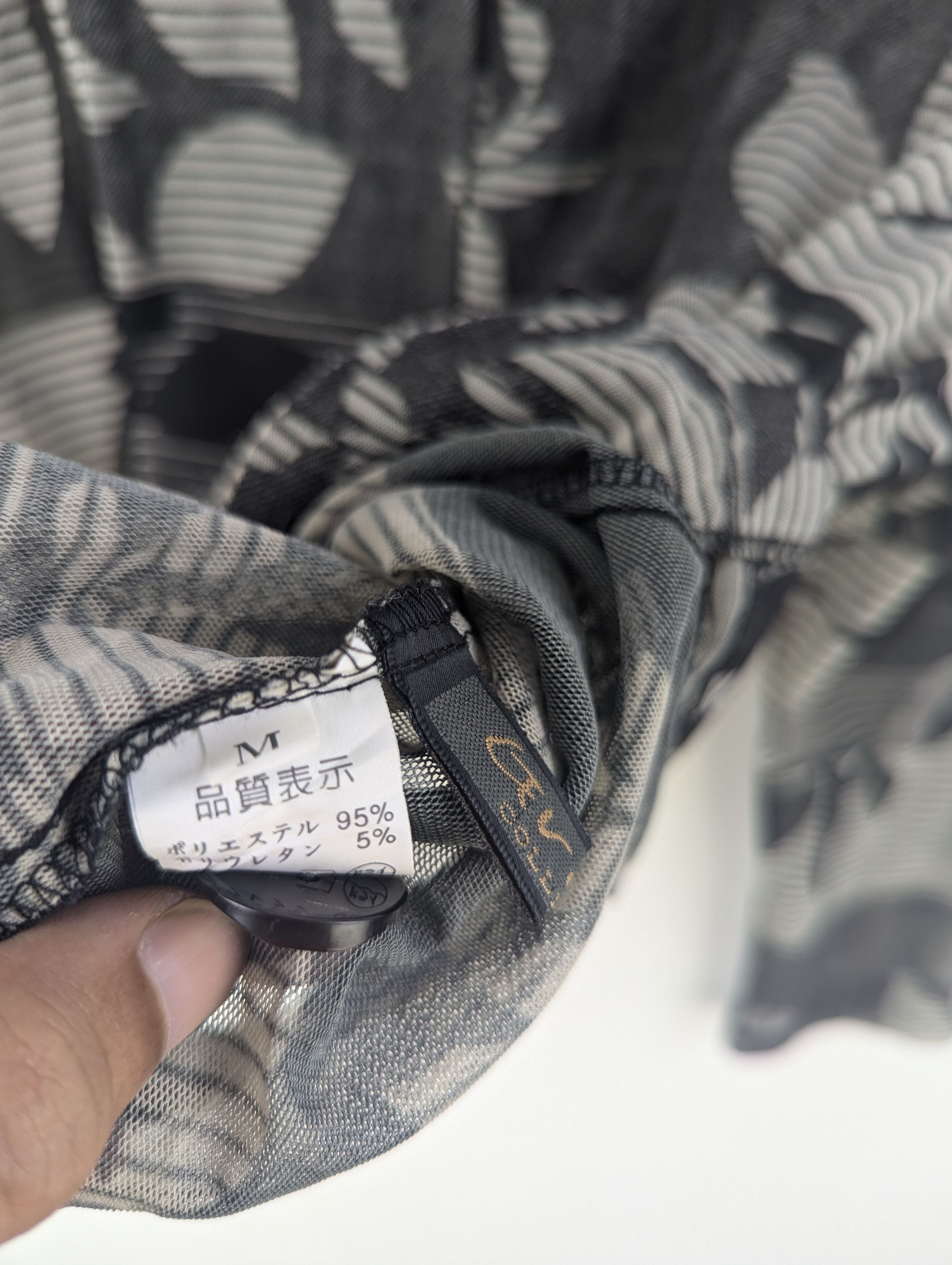Designer × Japanese Brand Vintage Shirt Button Up Transparent Balenciaga Style Size M / US 6-8 / IT 42-44 - 9 Thumbnail