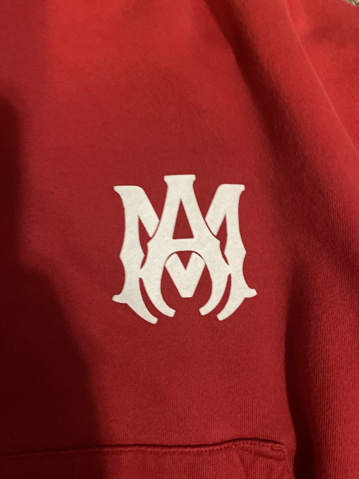 Amiri Red MA Core Hoodie Size US M / EU 48-50 / 2 - 3 Thumbnail