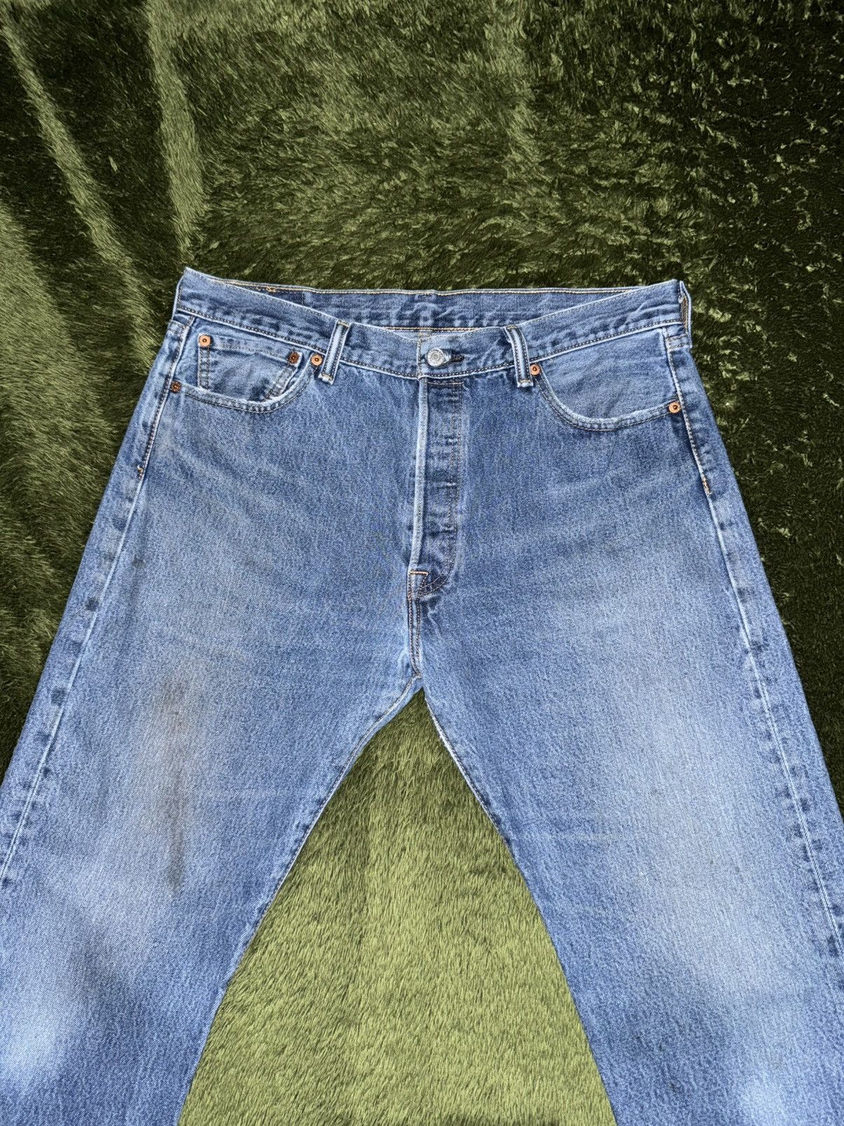 Levi's [W36/L34] Levi’s 501 Button Fly Vintage Wash Denim Pants Size US 36 / EU 52 - 5 Thumbnail