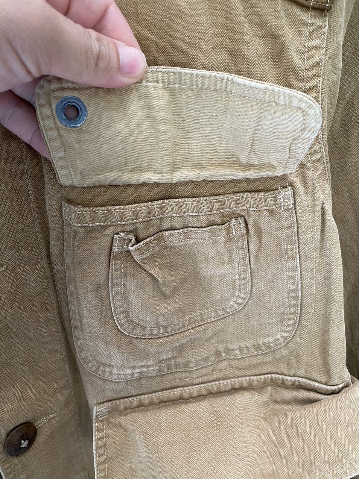 Polo Ralph Lauren 1990s Polo Raplh Lauren Leather Trim Hunting multipocket Size US M / EU 48-50 / 2 - 10 Thumbnail