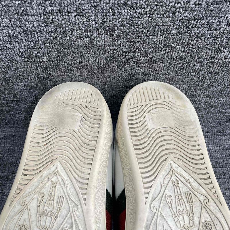 Gucci Gucci Ace Leather Sneakers for Men -2508 Size US 7.5 / EU 40-41 - 9 Thumbnail
