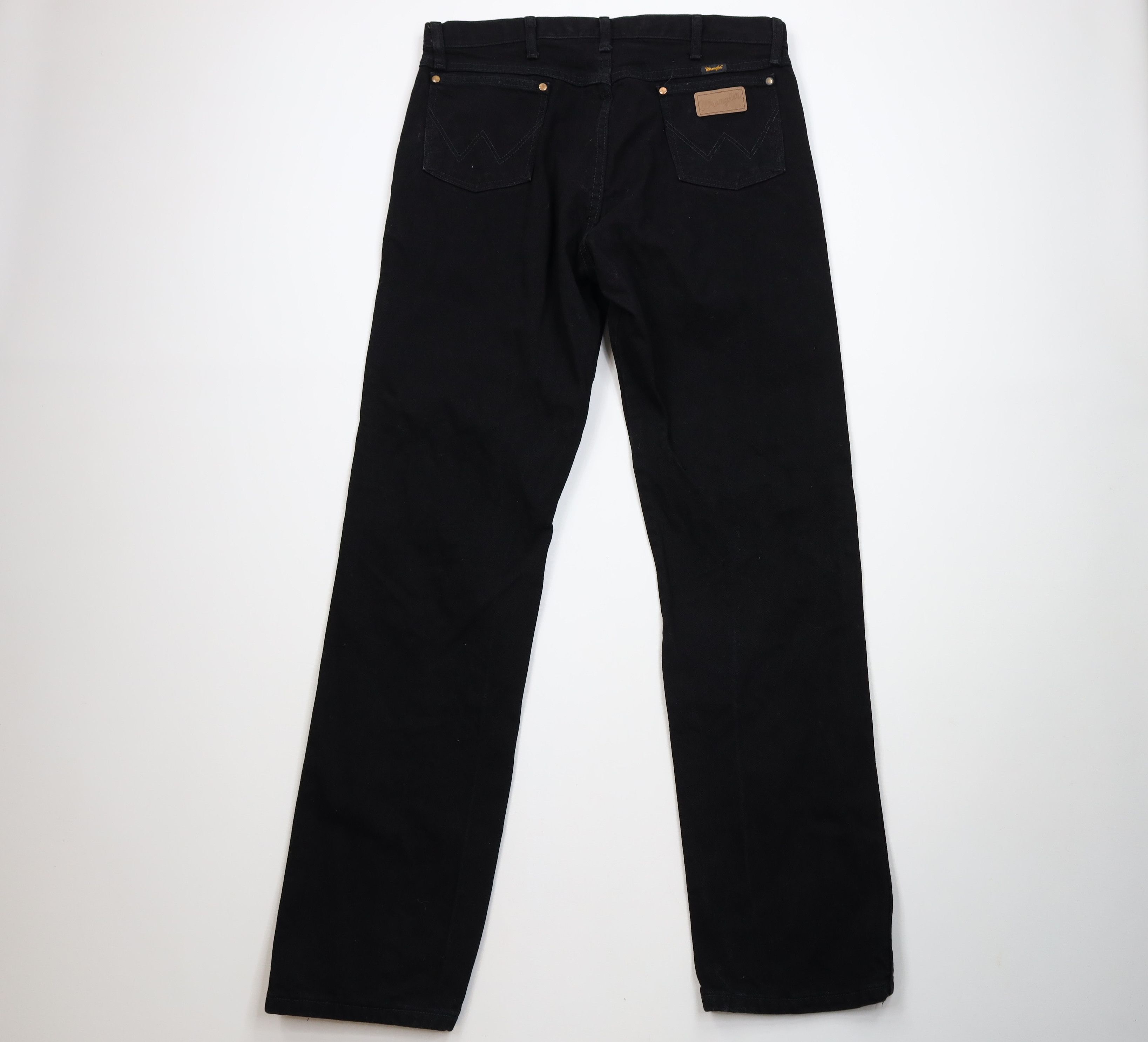 Wrangler Vintage Wrangler Western Bootcut Denim Jeans Black Cotton Size US 36 / EU 52 - 10 Thumbnail