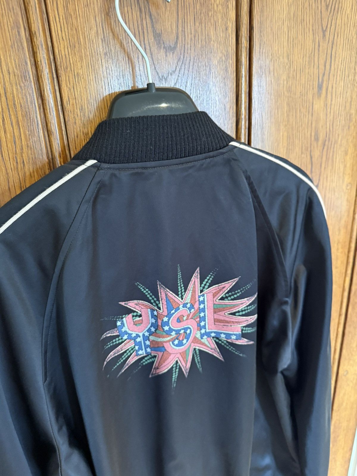 Saint Laurent Paris SS20 Saint Laurent YSL black teddy logo jacket 48 grail star Size US M / EU 48-50 / 2 - 19 Thumbnail