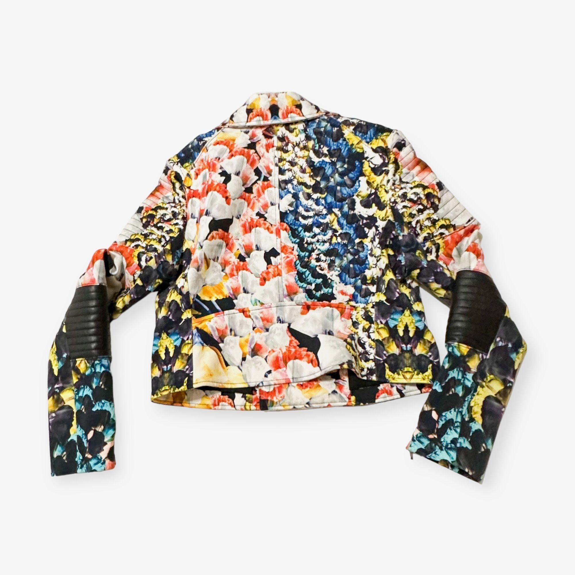 NICHOLAS Nicholas Digi Floral Cotton-Blend Moto Jacket, Size 8 Size M / US 6-8 / IT 42-44 - 5 Thumbnail
