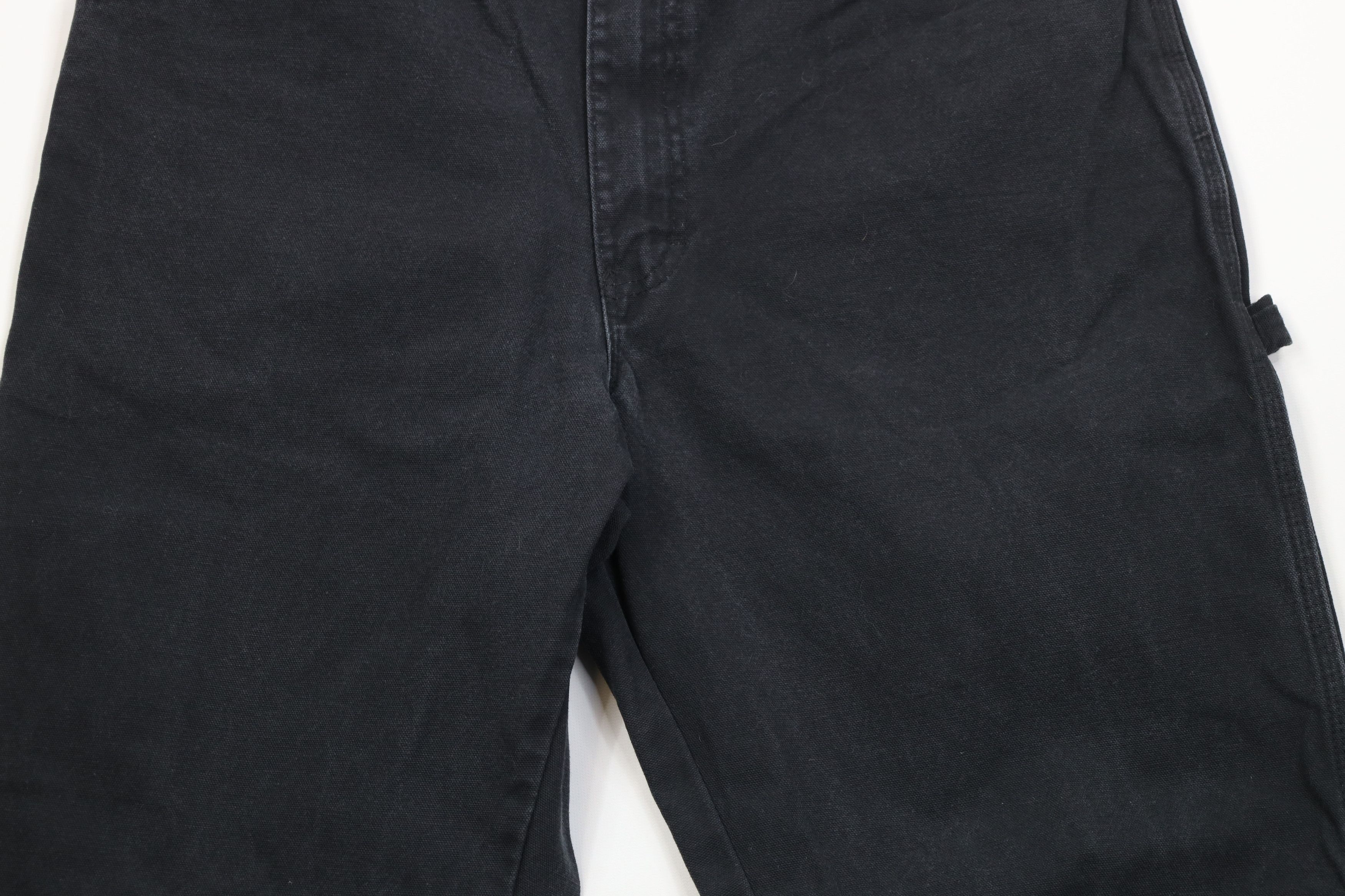 Dickies Vintage 90s Y2K Dickies Heavy Wide Leg Dungaree Pants Black Size US 36 / EU 52 - 3 Thumbnail