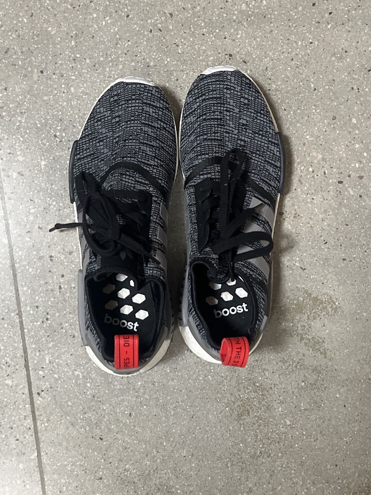 Adidas New in box Adidas NMD_R1 glitch camo deadstock never worn Size US 12 / EU 45 - 3 Thumbnail