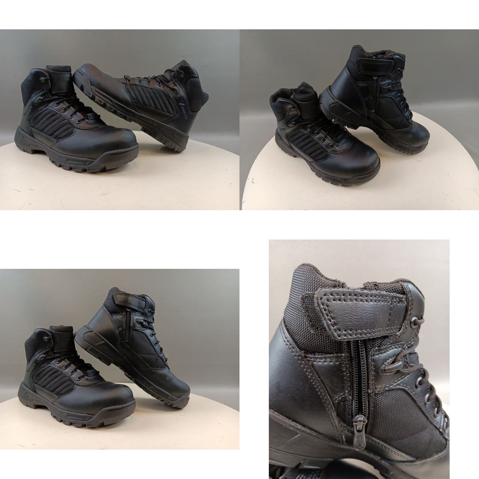 Vintage Bates Sport 2 Boots Unisex EW Black Safety Toe Zipper Leather EW Full-grain Leather Side Zip 7.5M/9W US 7.5M 9W US 7.5M 9W Size US 7 / EU 40 - 10 Thumbnail