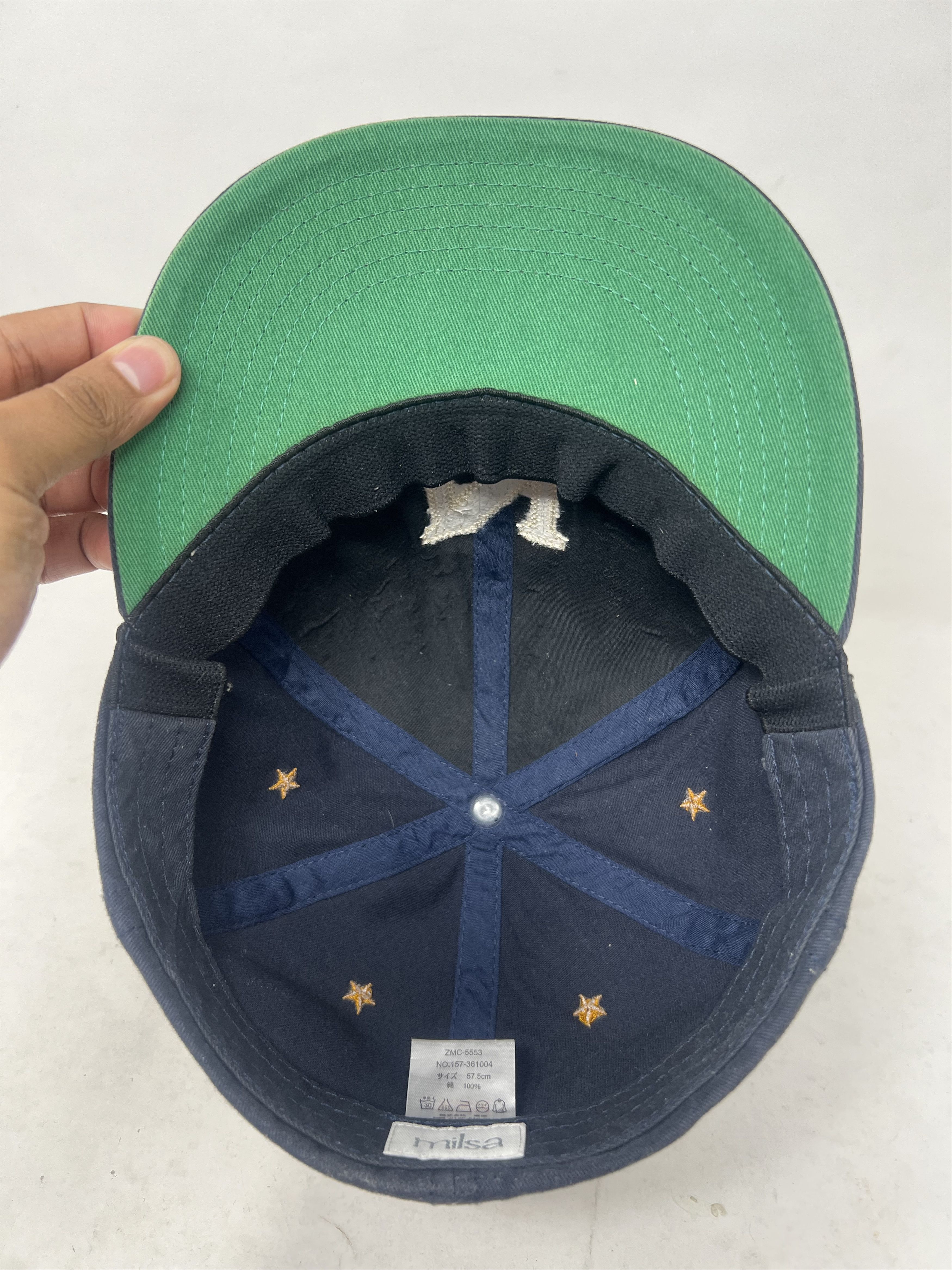 Hat Club Milsa Varisty Style "N" Logo Fitted Hat Size ONE SIZE - 7 Thumbnail