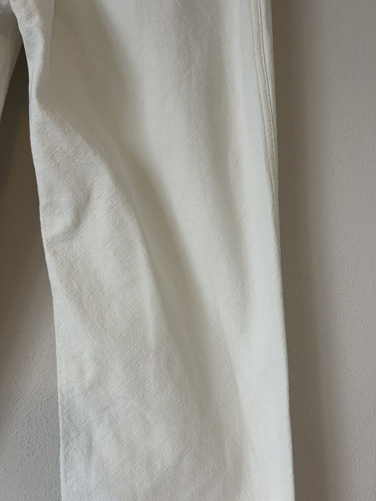 Haider Ackermann Haider Ackermann White Frayed Hem Pants Size 50 Size US 34 / EU 50 - 14 Thumbnail