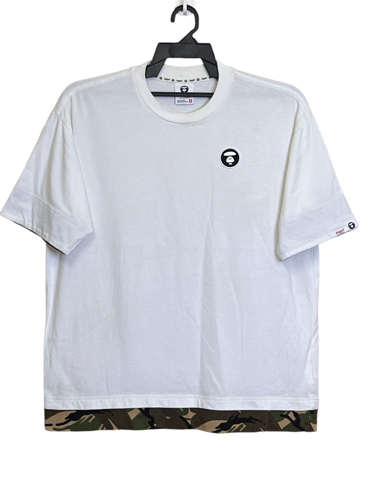 Aape NICE💥💥AUTHENTIC AAPE UNIVERSE CAMO by A BATHING APE T SHIRT | Grailed