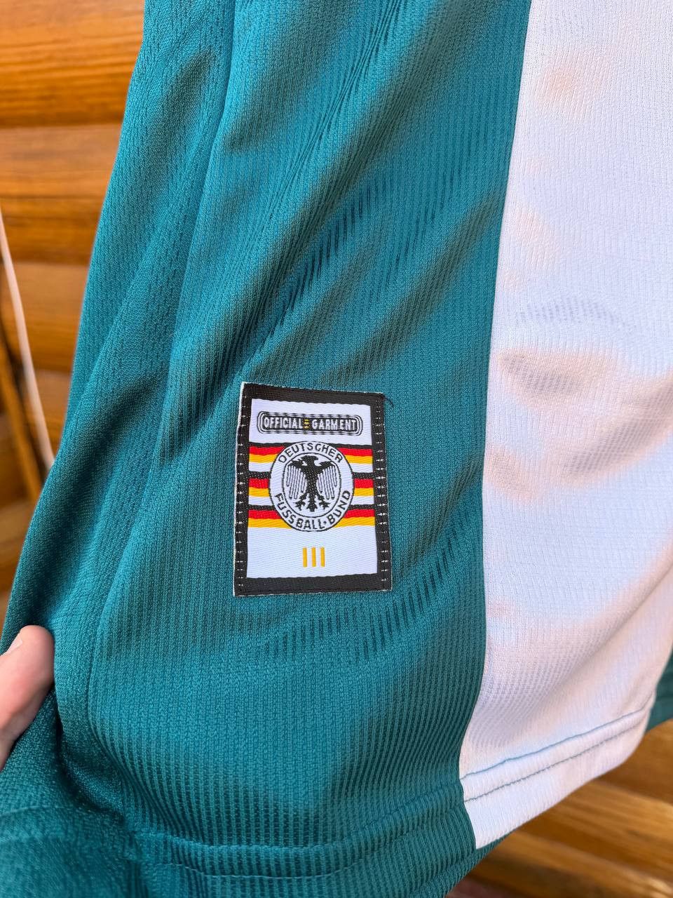 Adidas 1998-00 Germany Adidas Vintage Football Shirt Soccer jersey Size US L / EU 52-54 / 3 - 4 Thumbnail