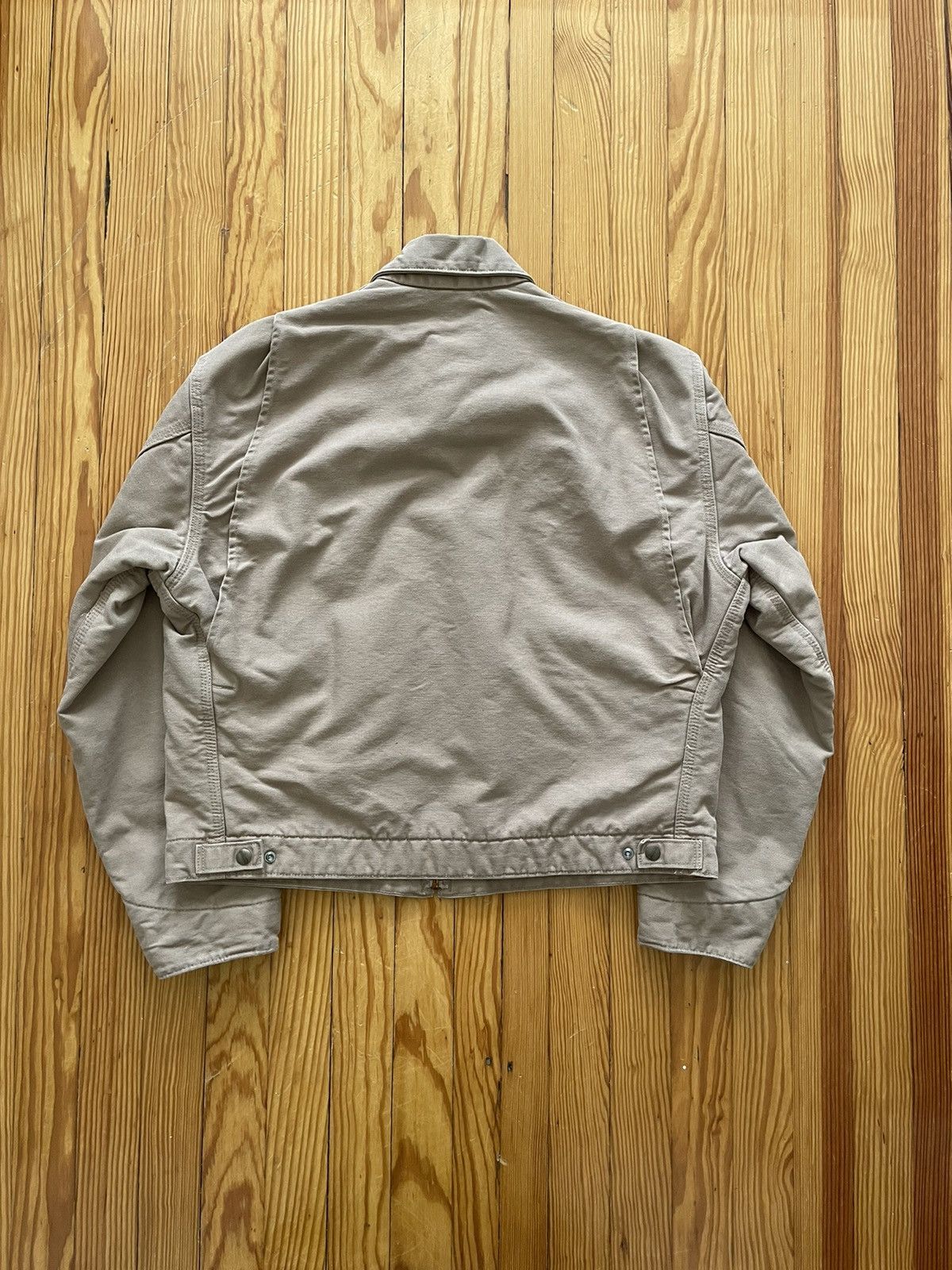Carhartt Vintage Carhartt Detroit Work Jacket Sun Faded Tan / Gray Size US L / EU 52-54 / 3 - 2 Thumbnail