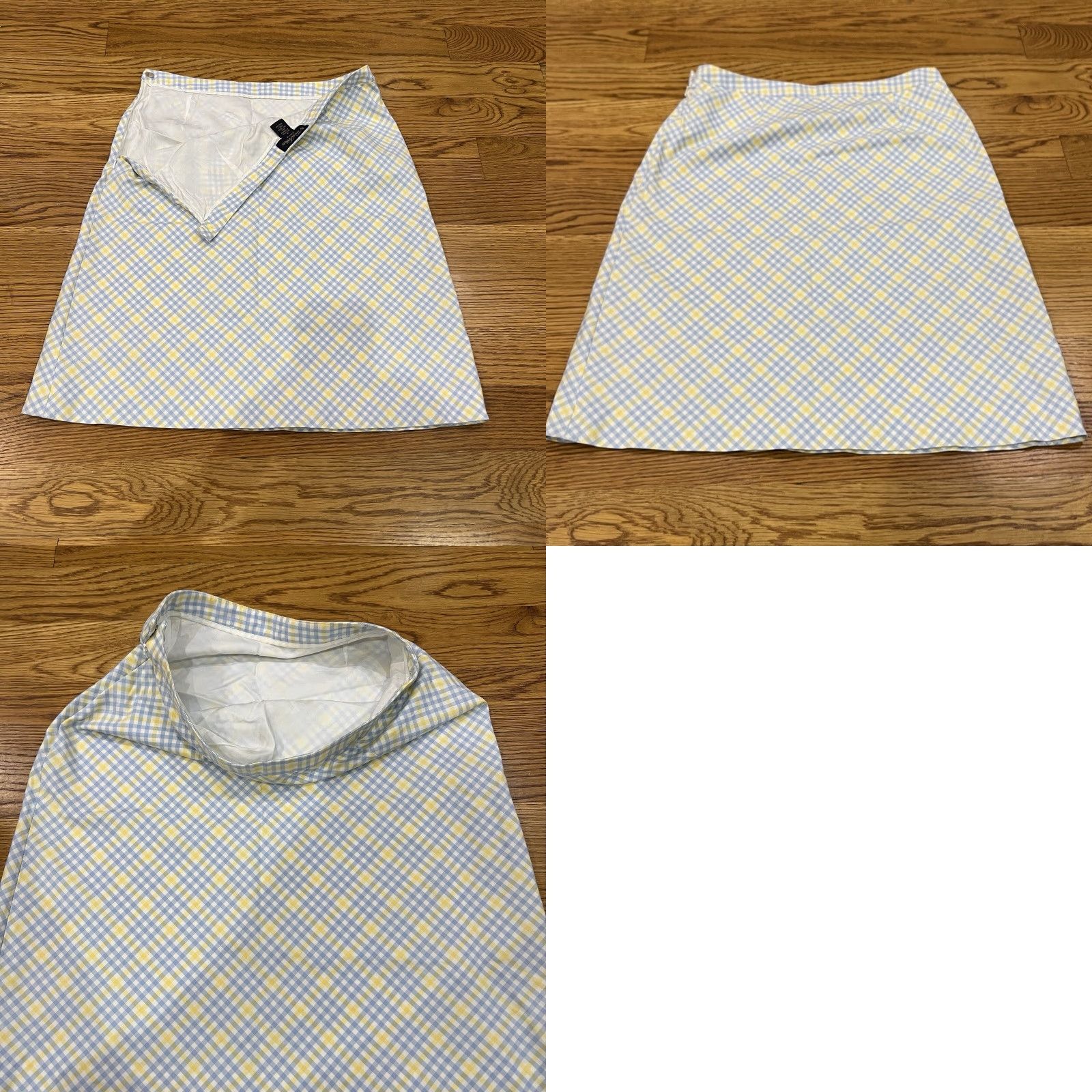 Brooks Brothers VINTAGE Brooks Brothers Women's A-Line Skirt Cotton Argyle Knee-Length Spring Fall Casual Conference Dressy 8 Size 30" / US 8 / IT 44 - 8 Thumbnail