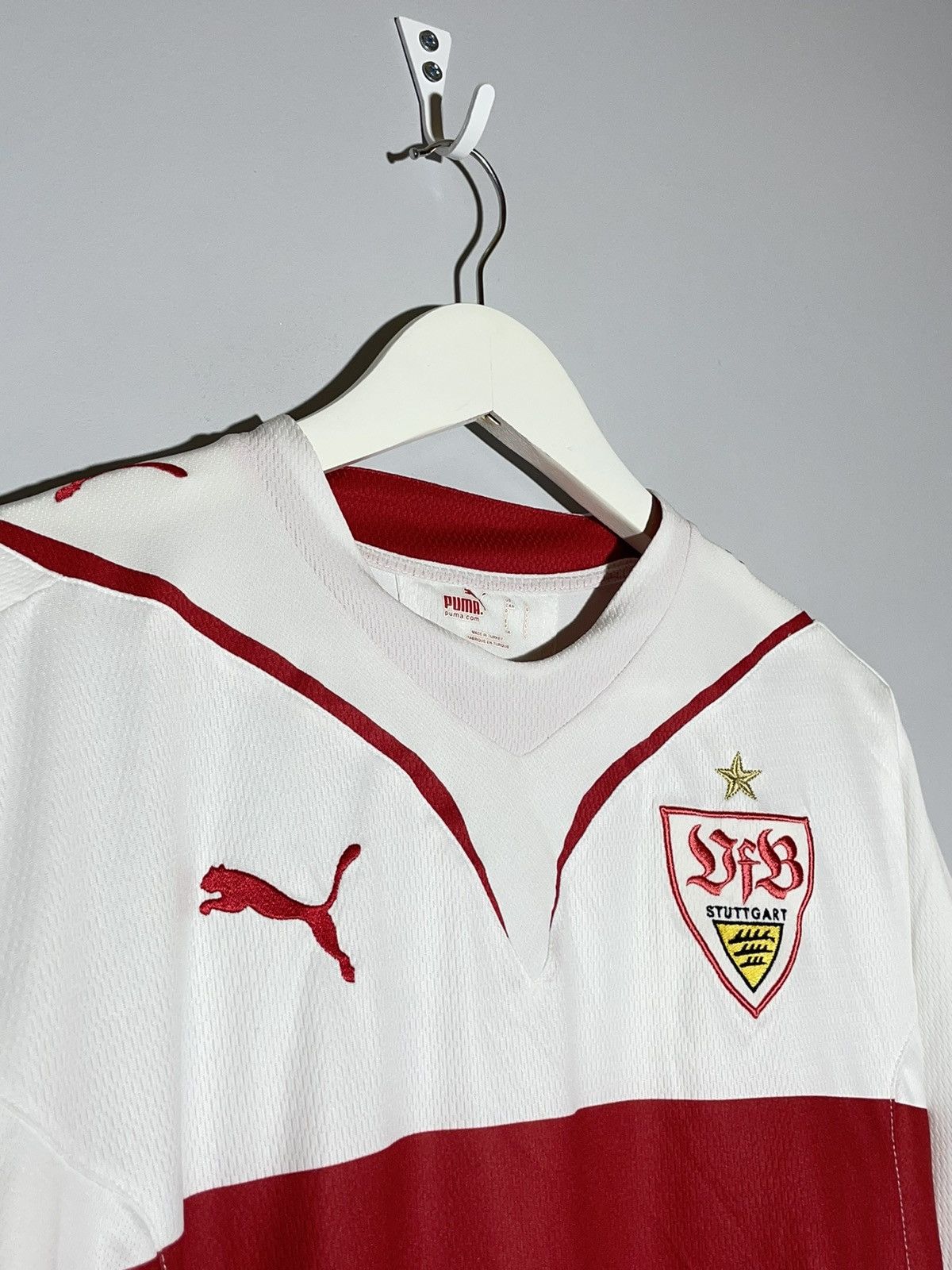 Puma VfB Stuttgart Puma Y2k Streetwear Football Long Sleeve Size US L / EU 52-54 / 3 - 3 Thumbnail