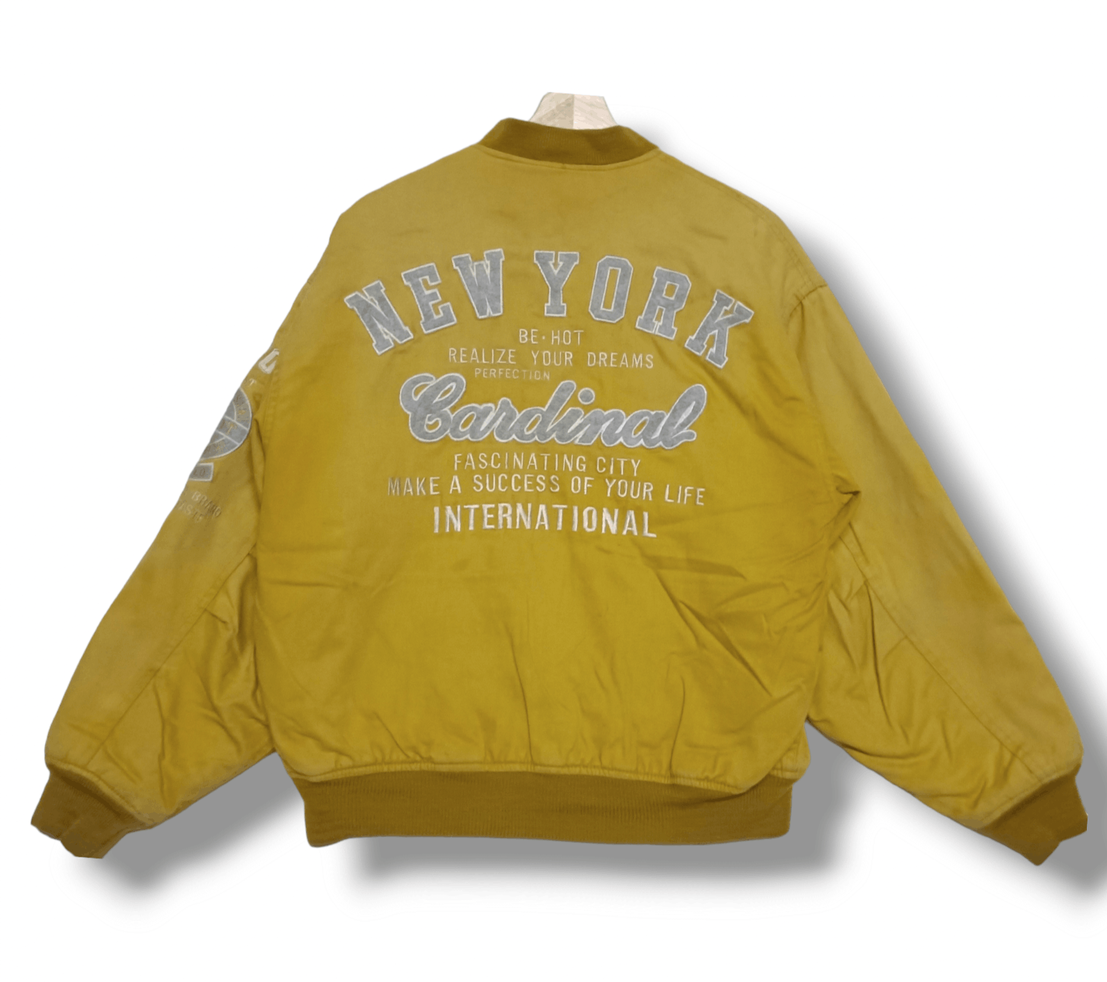 Japanese Brand × Vintage Vintage Outstanding Cardinal New York Varsity Jacket Men's Size US M / EU 48-50 / 2 - 2 Thumbnail