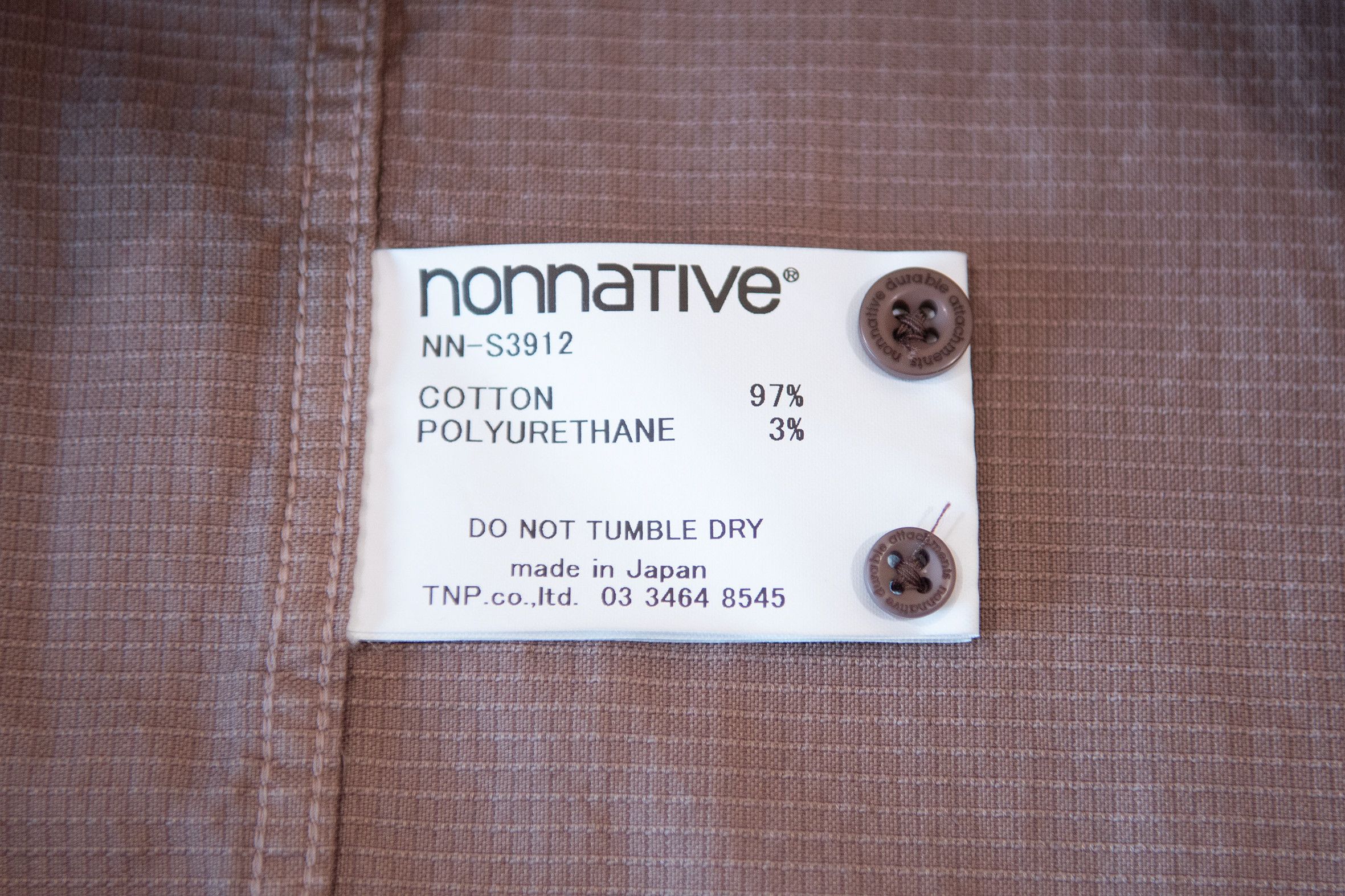 Nonnative MASTER L/S SHIRT C/P DOBBY STRETCH OVERDYED Size US M / EU 48-50 / 2 - 17 Thumbnail