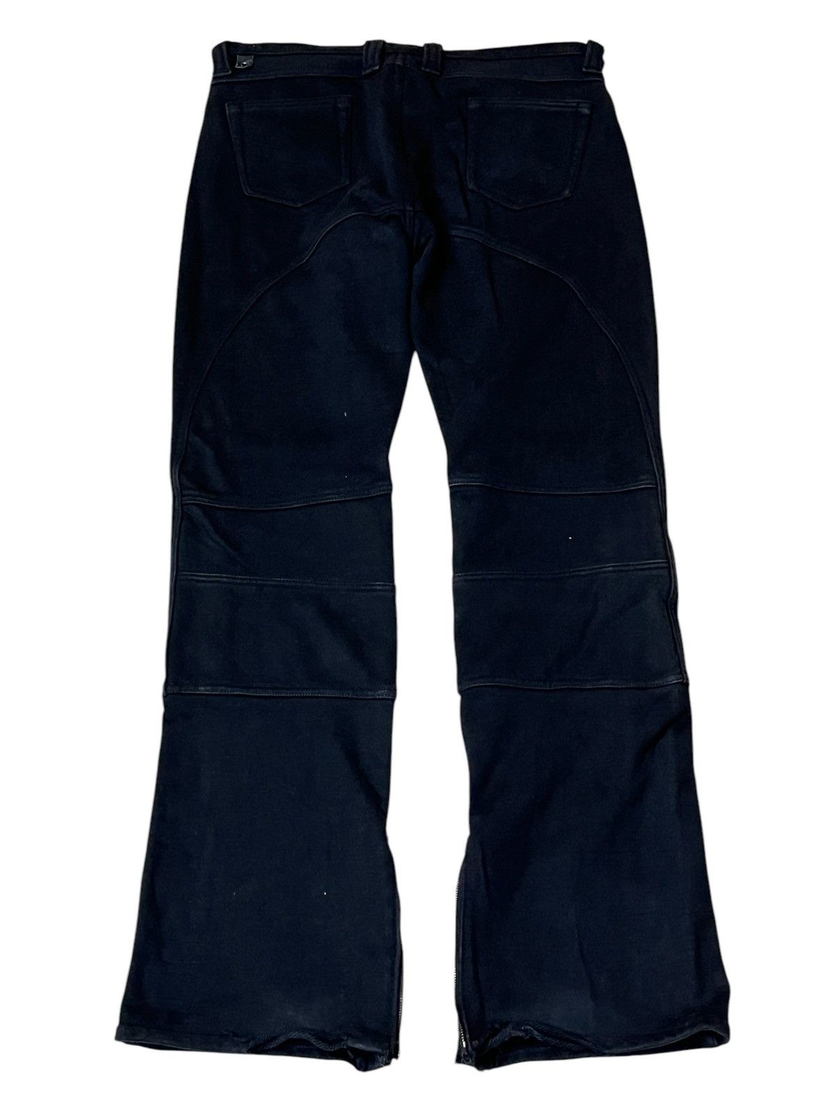 junhashimoto GRAIL🔥WJK-JUNHASHIMOTO RIRI ZIPPER FLARED PANTS Size US 34 / EU 50 - 3 Thumbnail