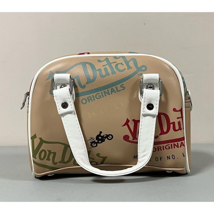 Vintage Von Dutch Mini Bowling Bag Purse Handbag Pocketbook Satchel