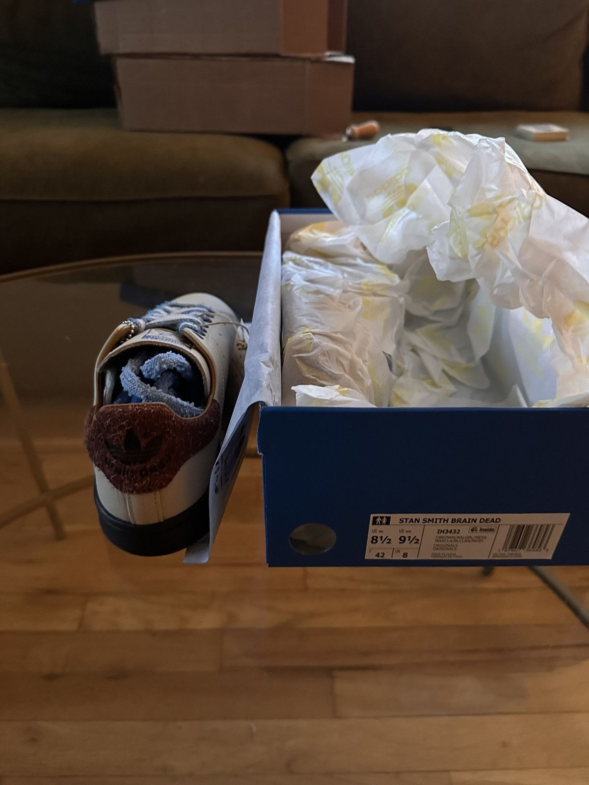 Adidas × Brain Dead Brain Dead X Adidas Stan Smith Size US 8.5 / EU 41-42 - 6 Thumbnail