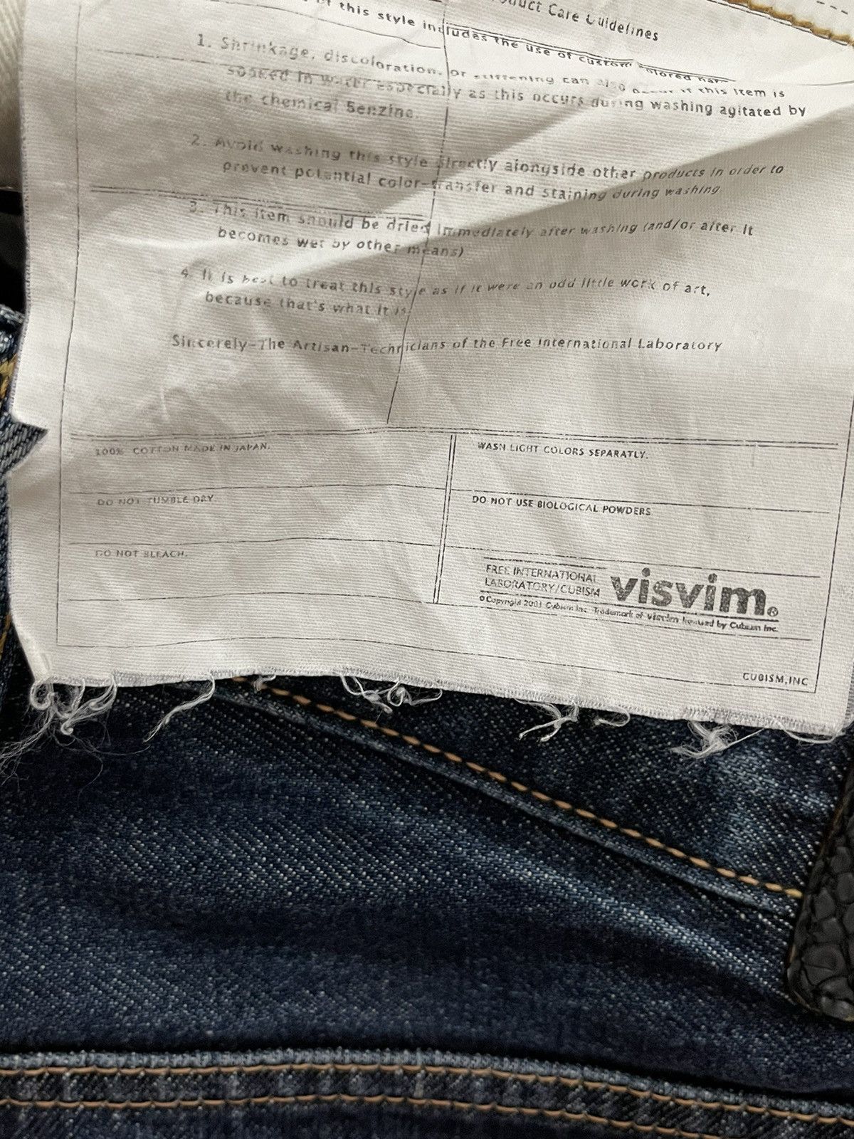 Visvim Visvim Fluxus Selvedge Jeans Size US 32 / EU 48 - 10 Thumbnail