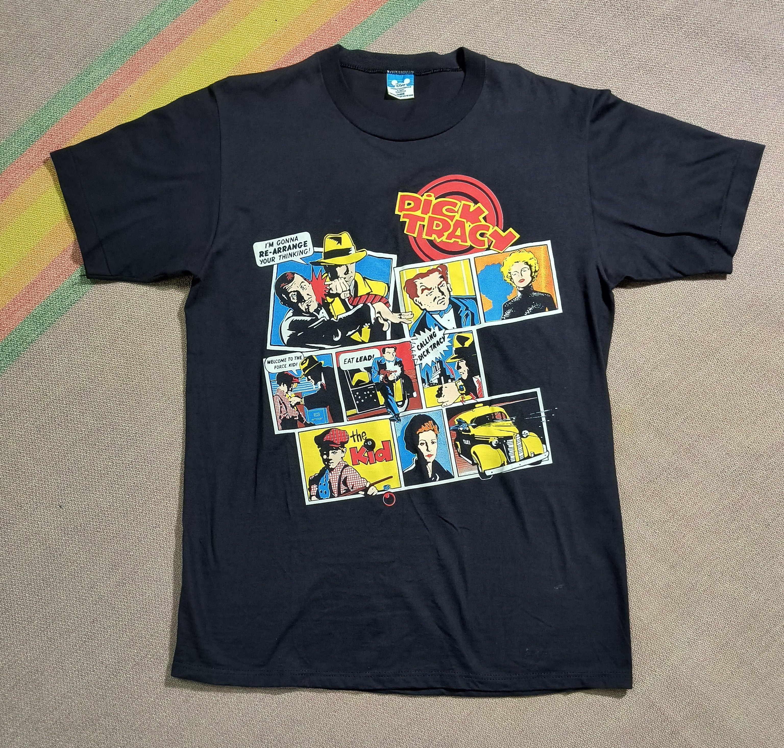 Disney Vintage Dick Tracy Madonna Al Pacino 1990 film tee Size US L / EU 52-54 / 3 - 2 Thumbnail