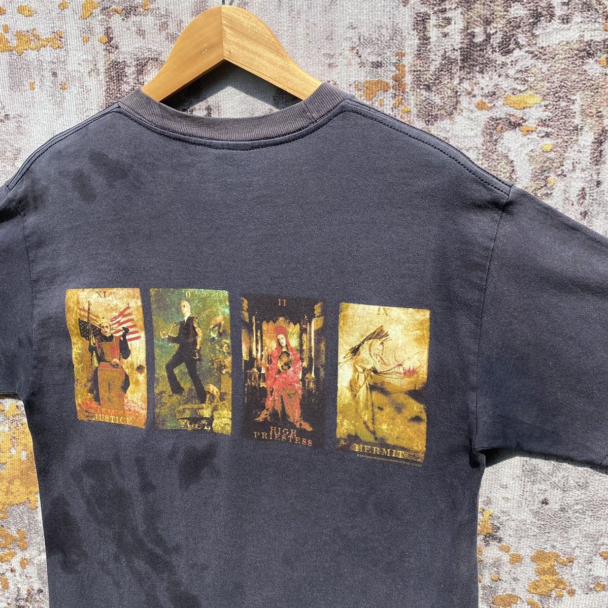 Marilyn Manson Vintage 2000s Marilyn Manson Hierophant Shirt SunFaded Size US S / EU 44-46 / 1 - 13 Thumbnail
