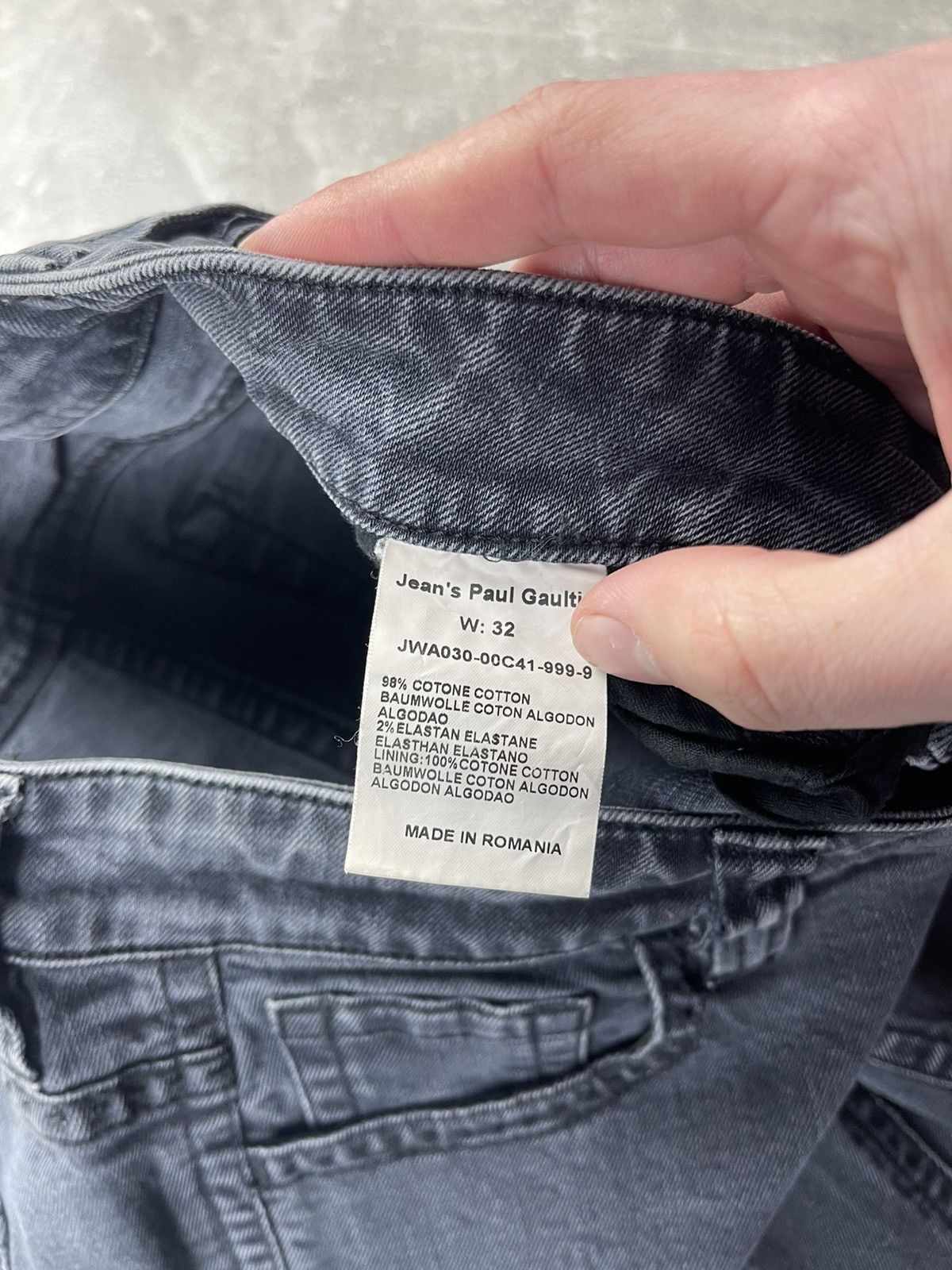 Jean Paul Gaultier Jean Paul Gaultier Jeans Line Vintage 00s Slim Denim Pants Size US 32 / EU 48 - 16 Thumbnail