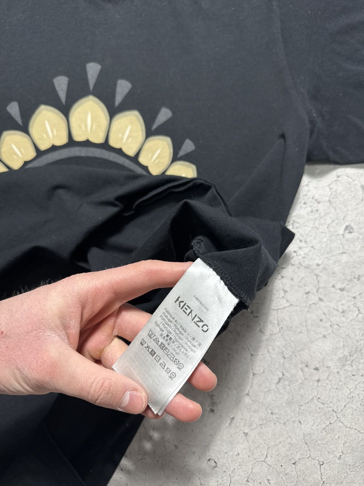 Kenzo Kenzo Paris Eye Big Logo Black T-Shirt Size L Size US L / EU 52-54 / 3 - 7 Thumbnail