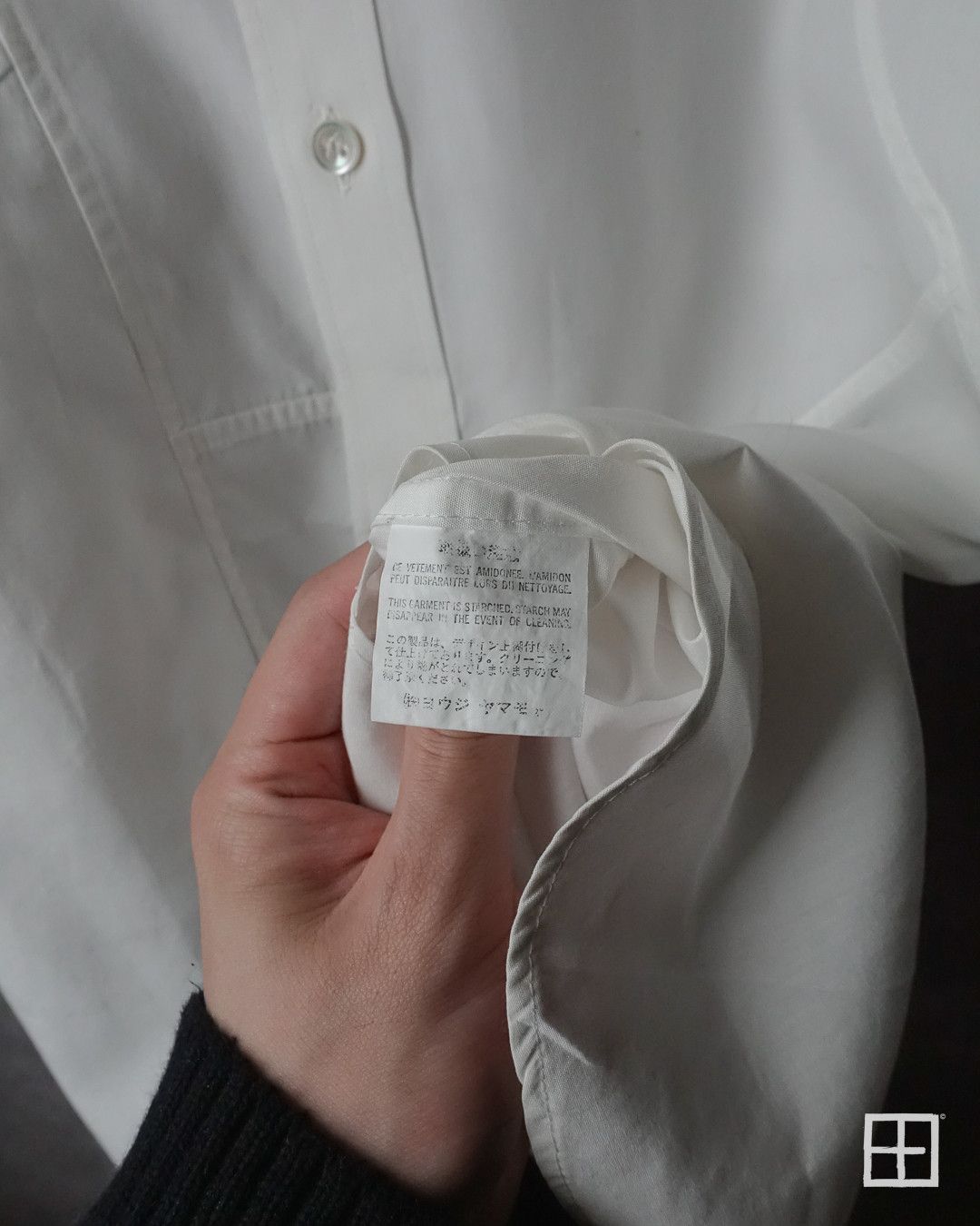 Yohji Yamamoto Yohji Yamamoto Pour Homme SS01 Runway Geometric Shirt Size US L / EU 52-54 / 3 - 7 Thumbnail